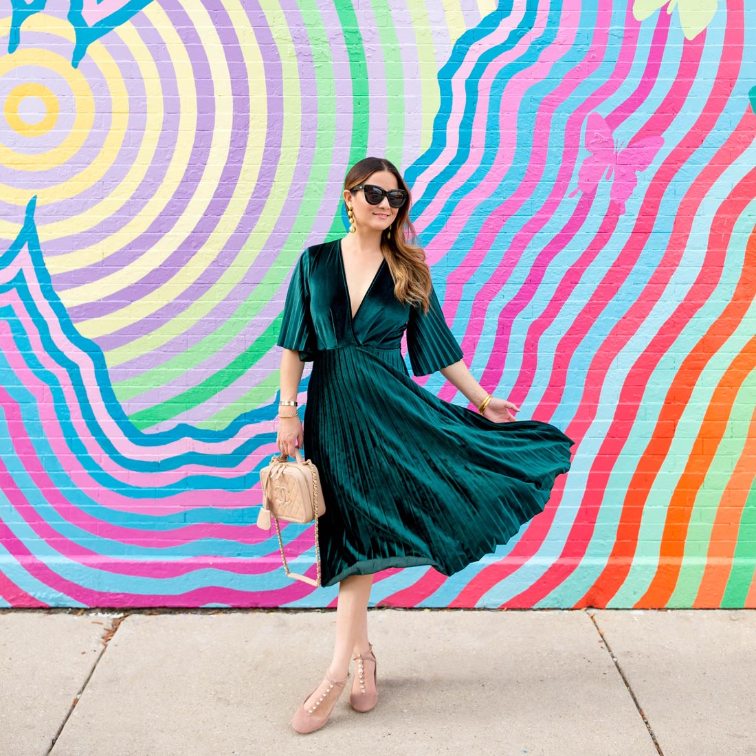 Ombre Butterfly Mural Chicago