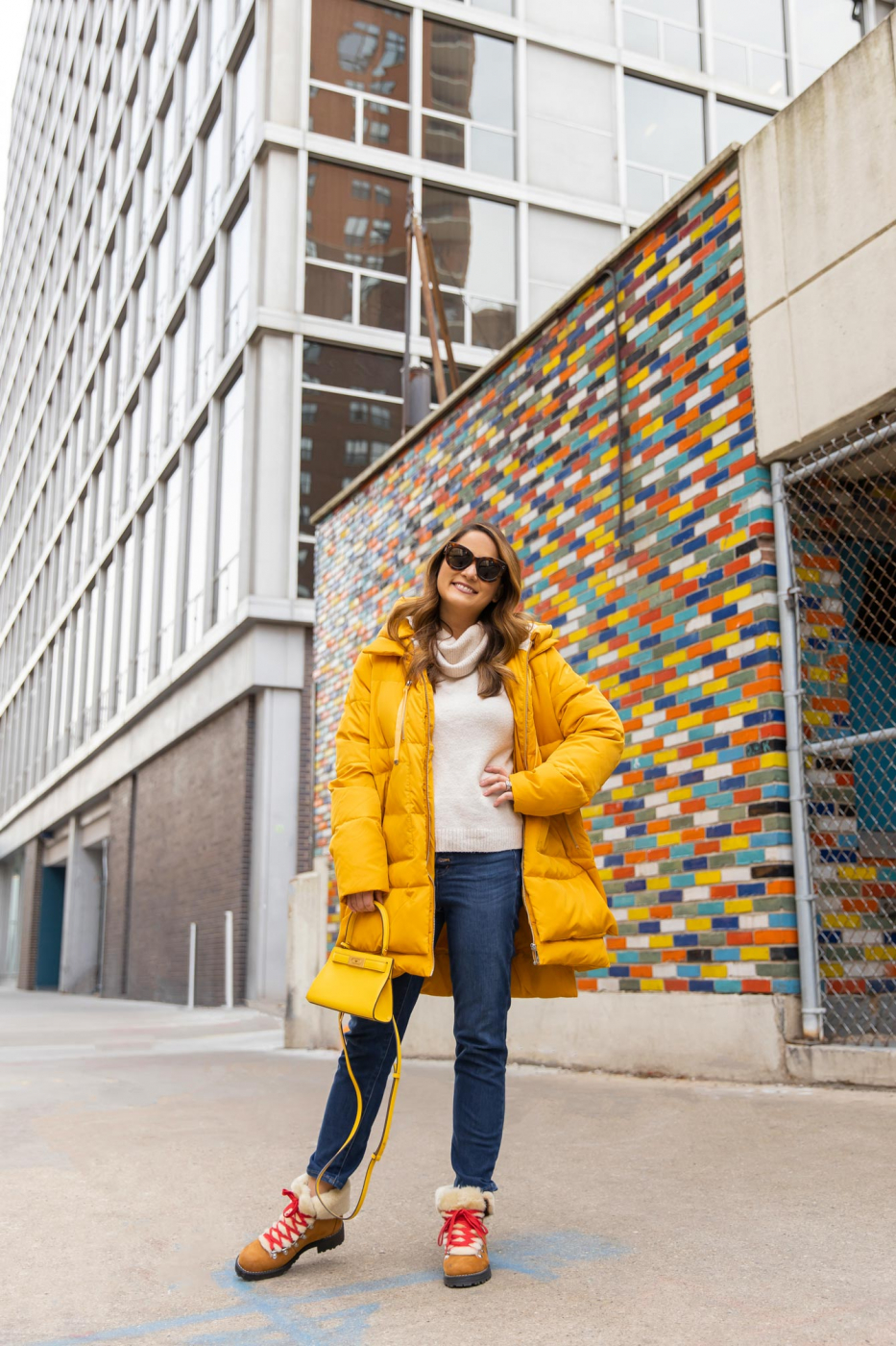 Sam Edelman Yellow Sherpa Parka Style Charade