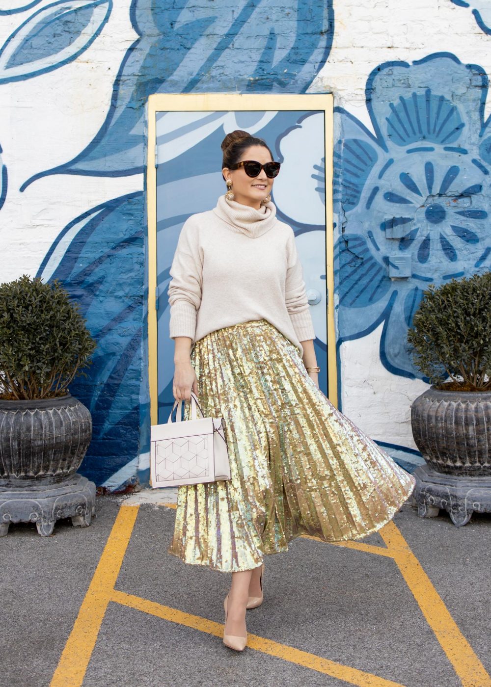 Jennifer Lake ASOS Sequin Skirt