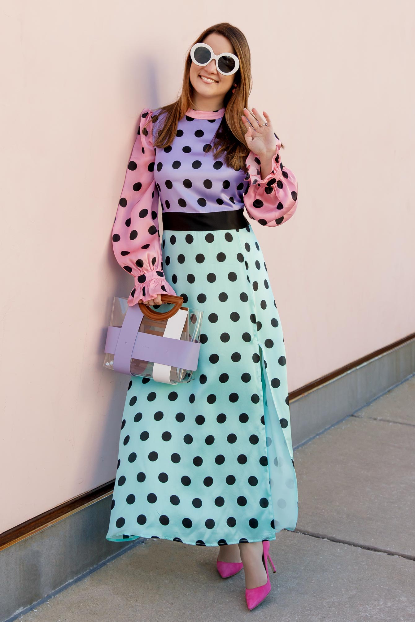 Olivia Rubin Marley Polka Dots Dress