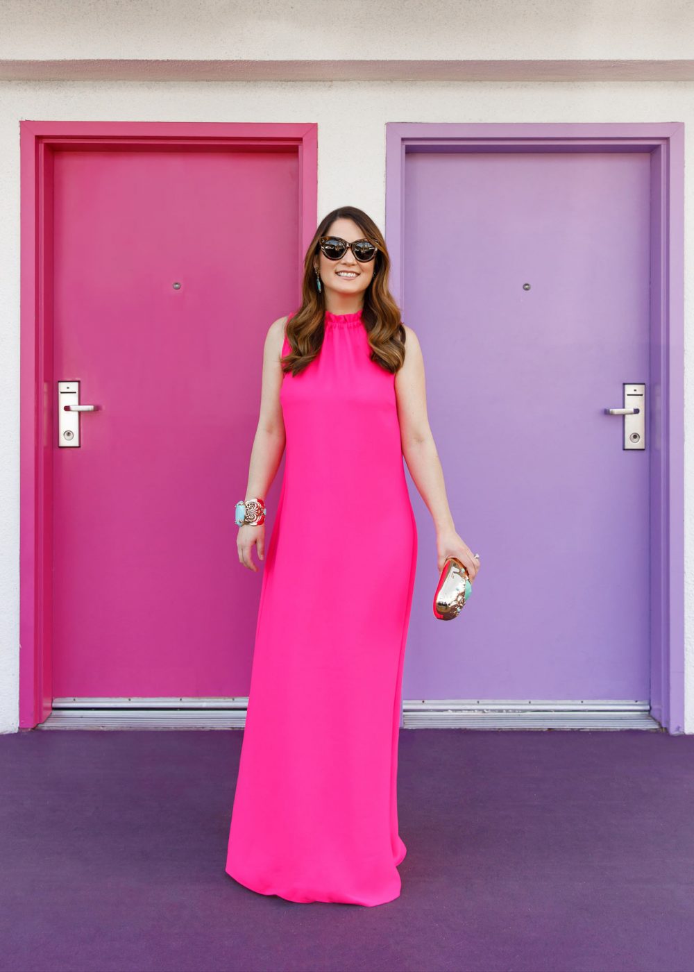 Jennifer Lake Pink Maxi