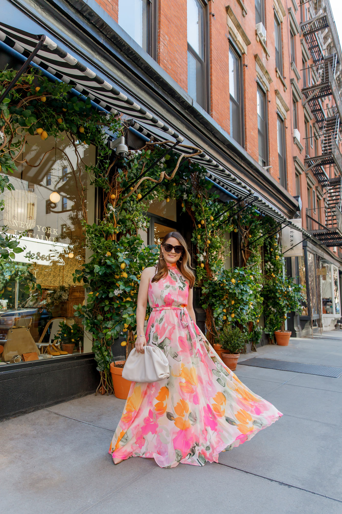 Sezane Floral Windows New York City