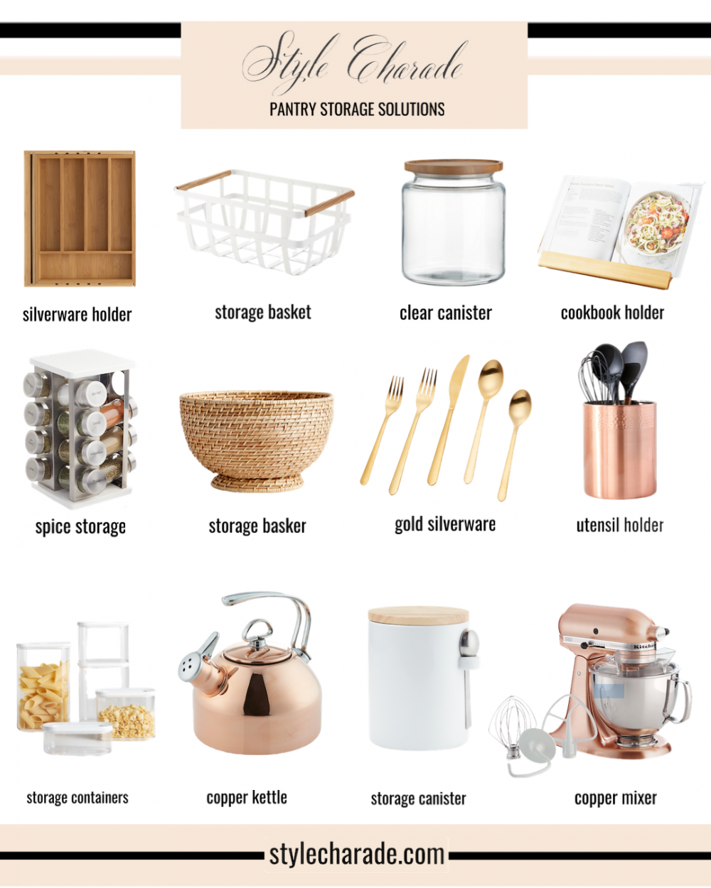 Pantry Storage Solutions for the Home - Style Charade