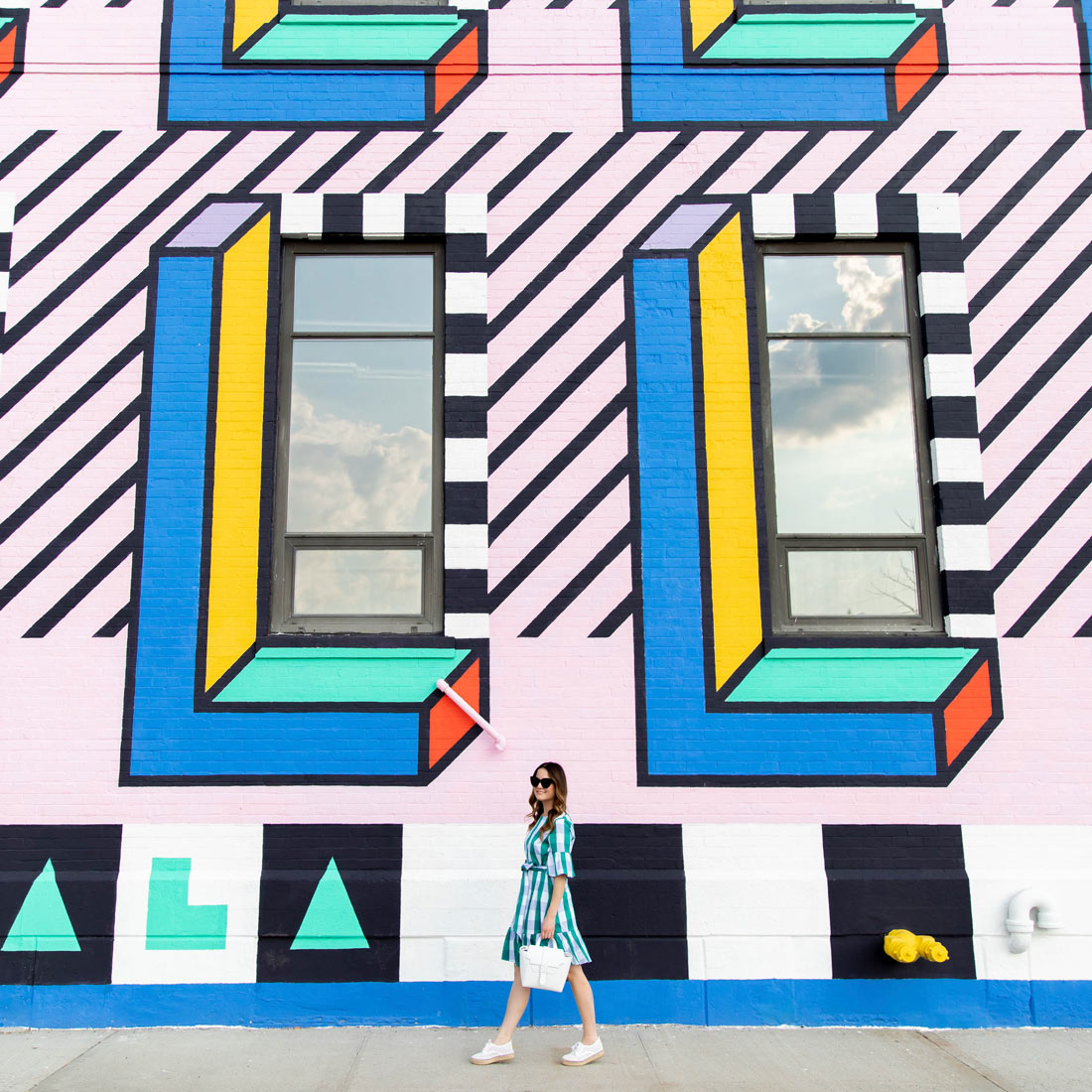 Camille Walala Mural Brooklyn New York