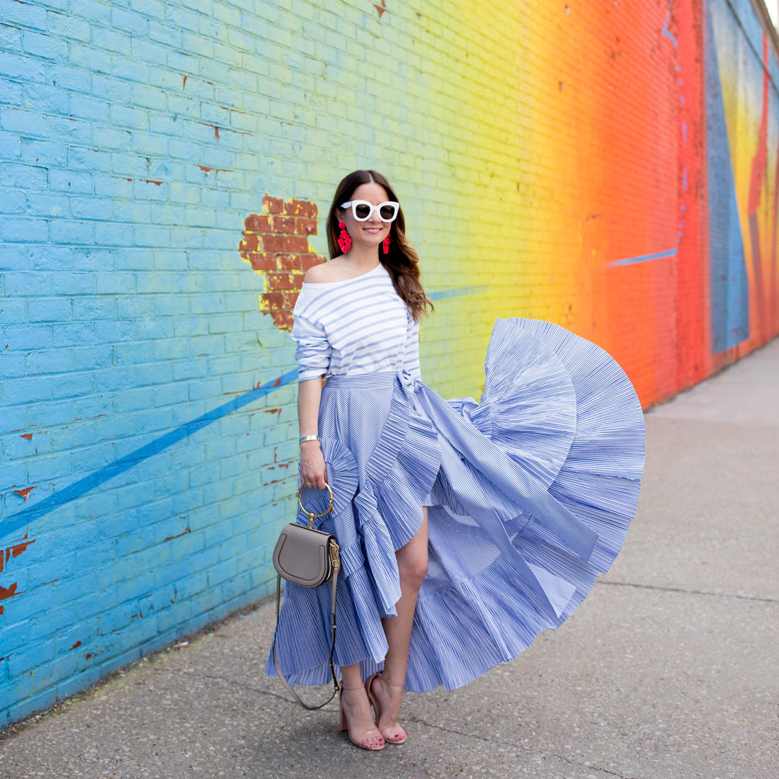 Dumbo Ombre Colorful Mural New York