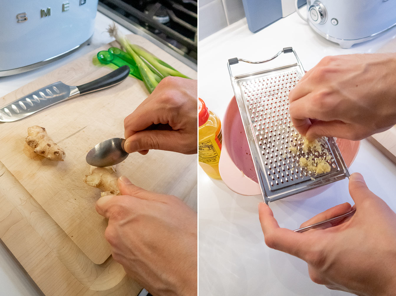 Grating Fresh Ginger