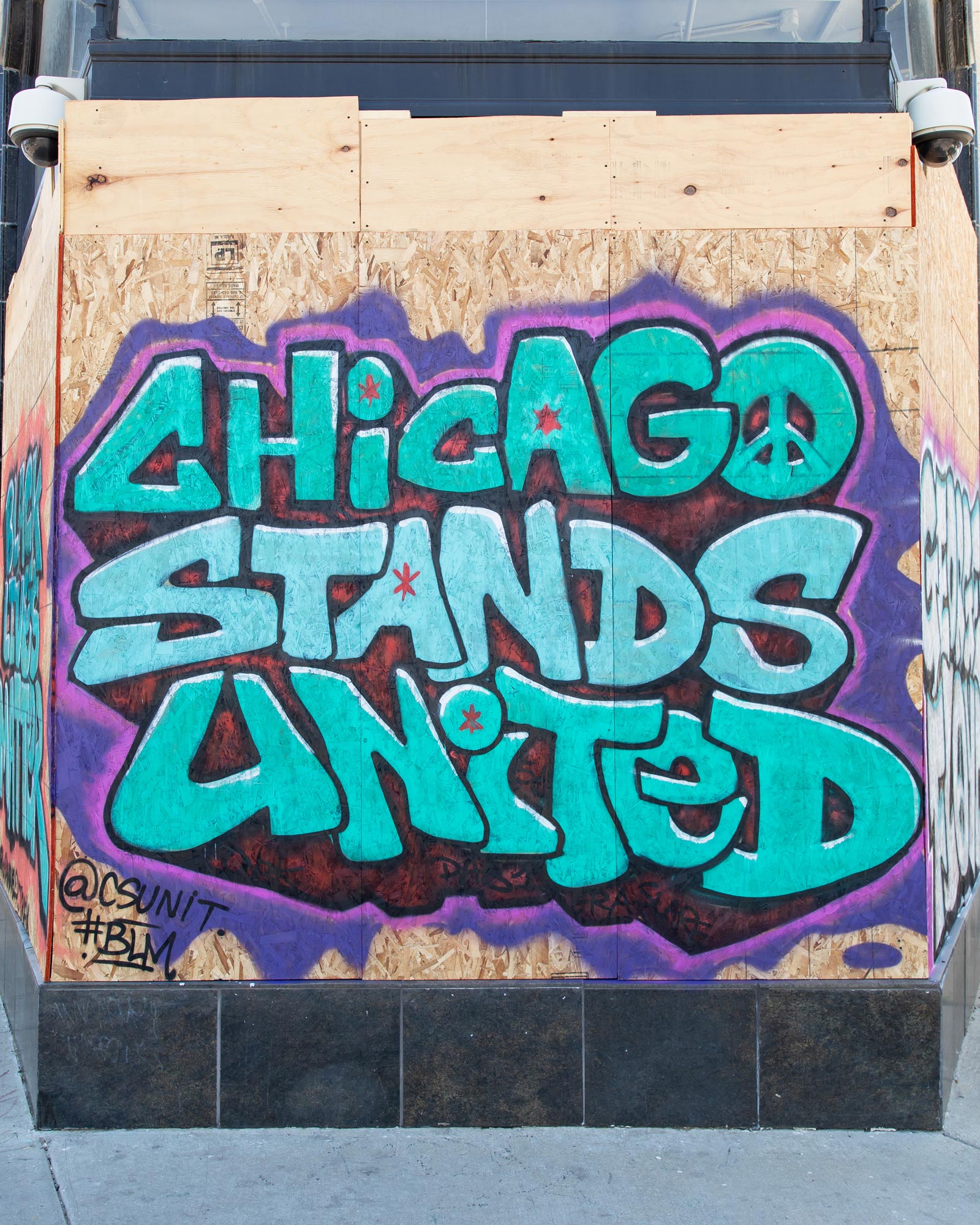 Chicago Stands United Mural Logan Square