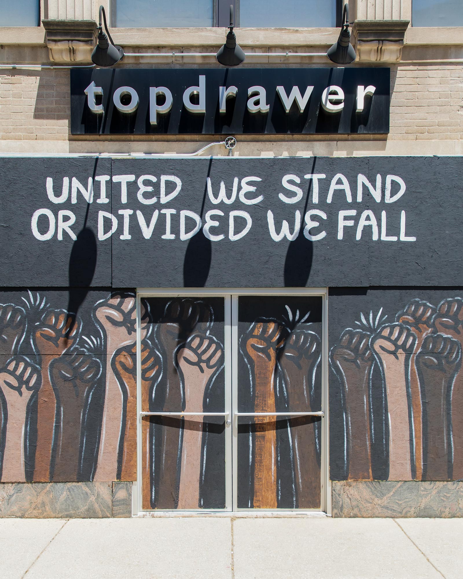 United We Stand Divided We Fall Mural Chicago