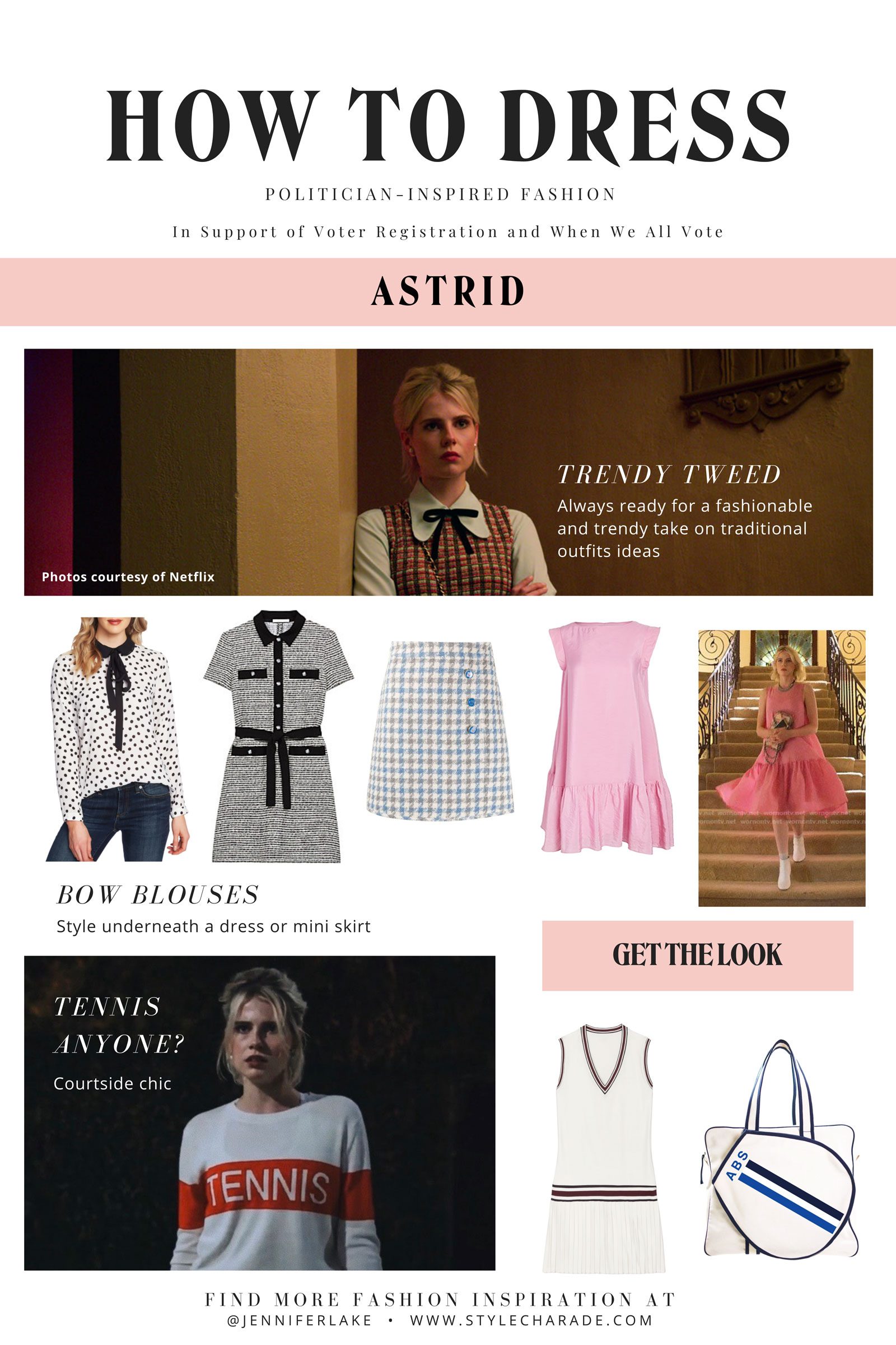 Politician Astrid Sloan Outfit Ideas