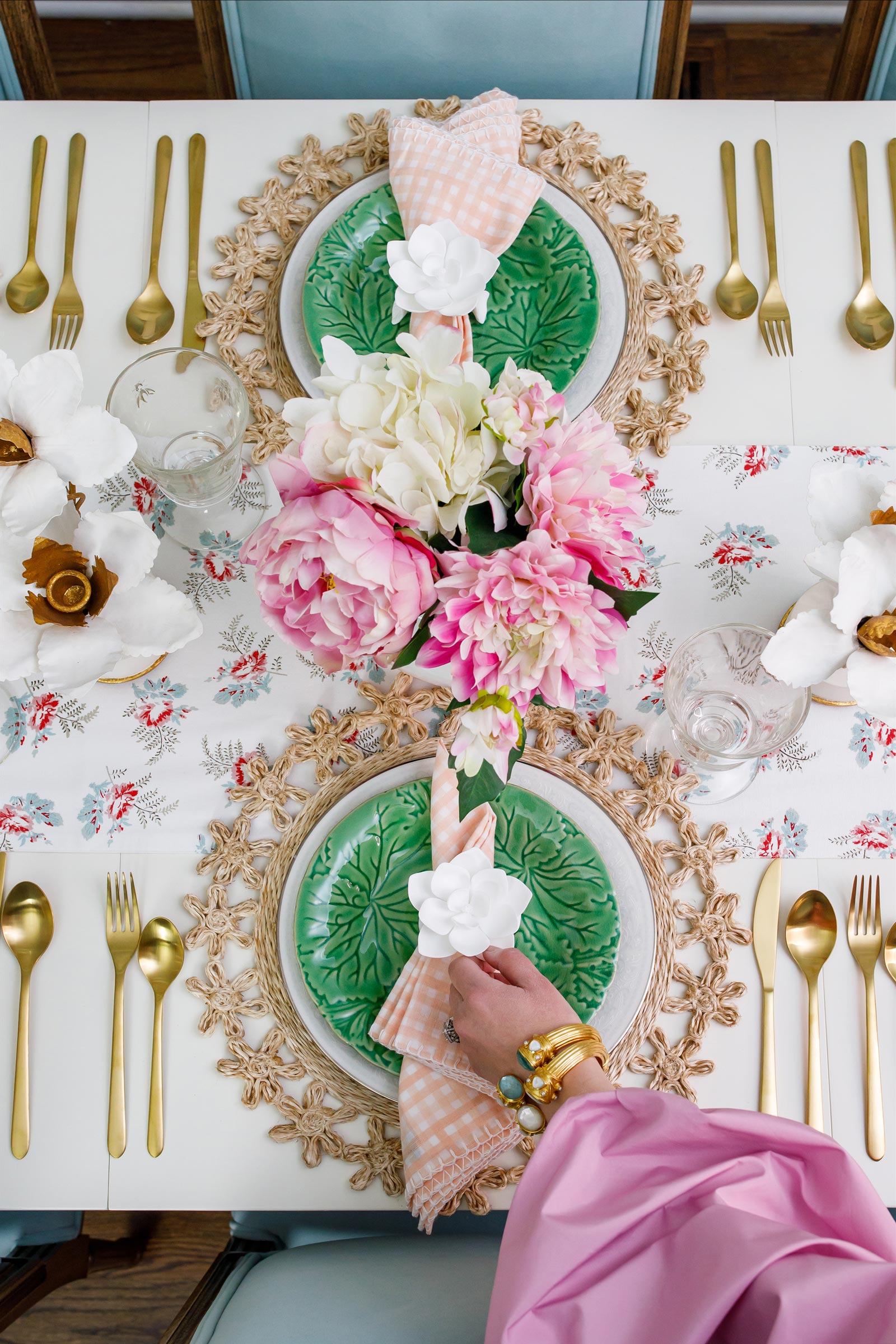 Jennifer Lake Ballard Designs Colorful Tablescape