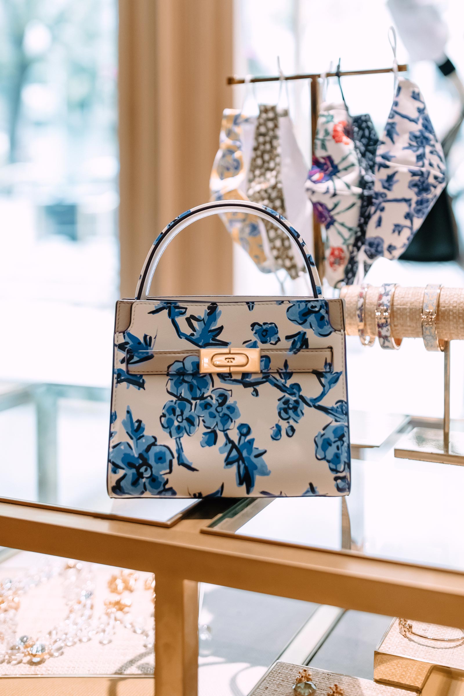 Tory Burch Floral Lee Radziwill Bag