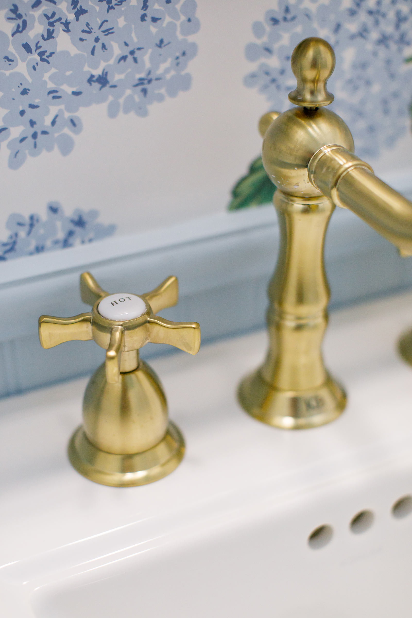 Brass Powder Room Faucet