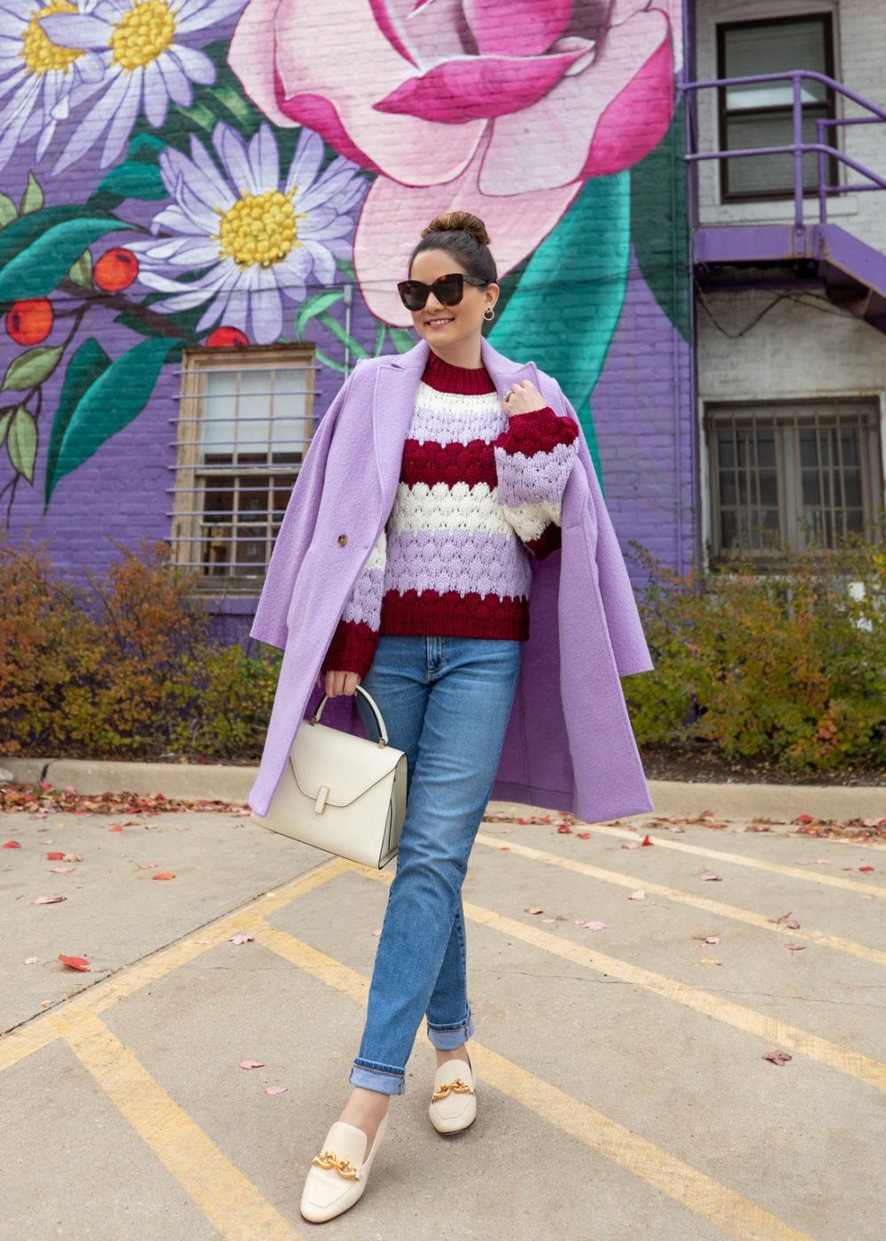 J. Crew Purple Coat