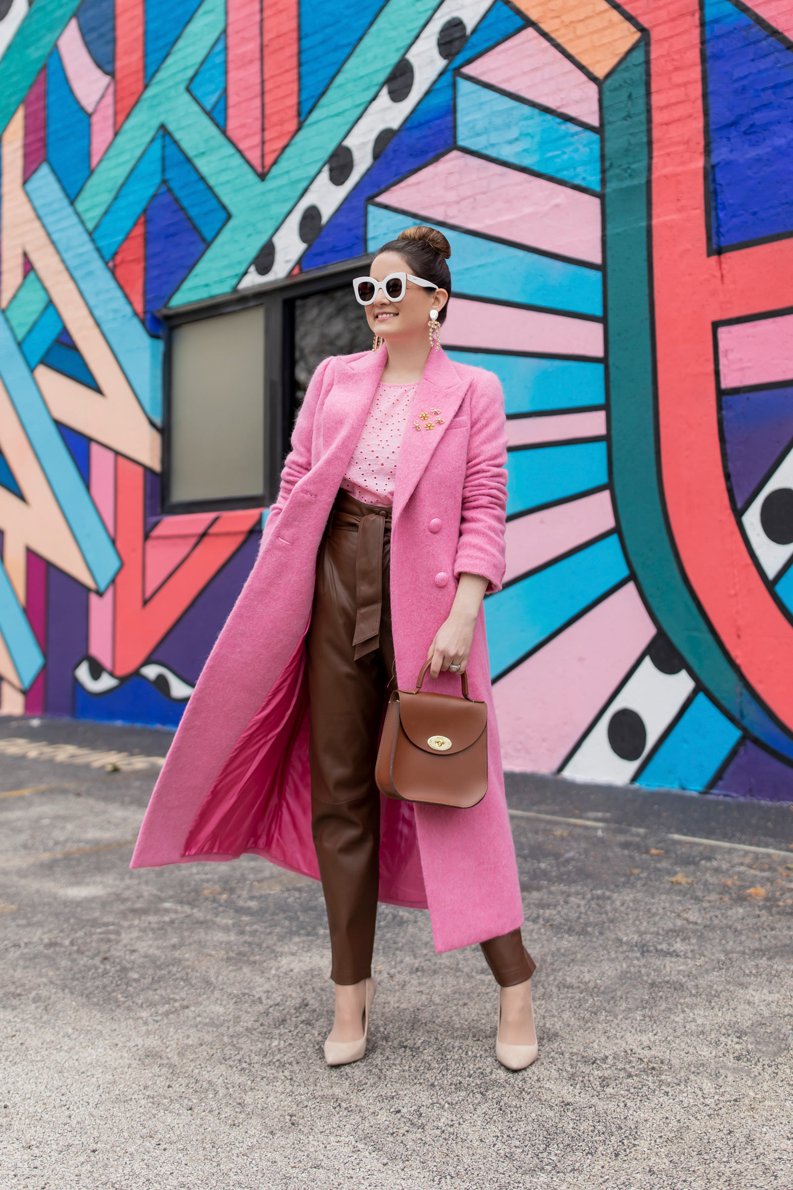 LoveShackFancy Pink Coat