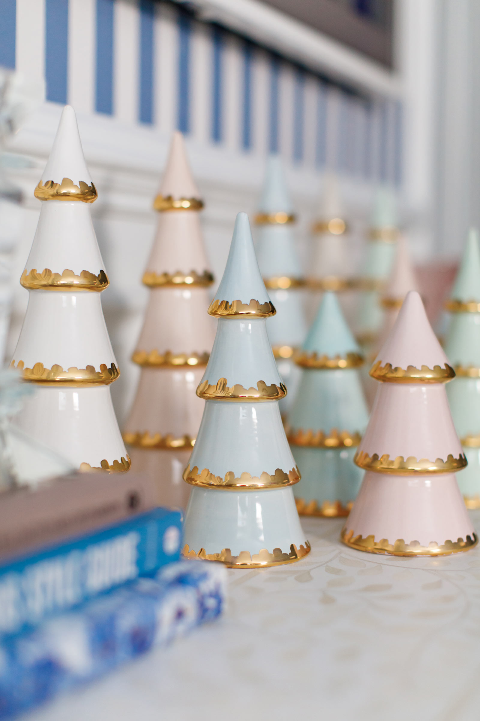 Pastel Ceramic Christmas Trees