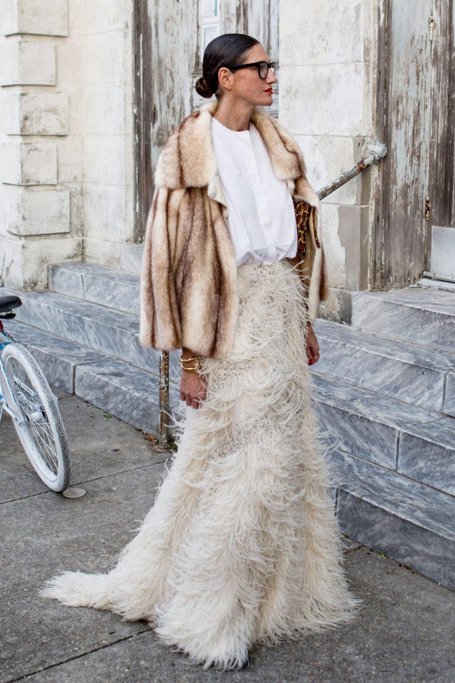 Jenna Lyons Feather Skirt