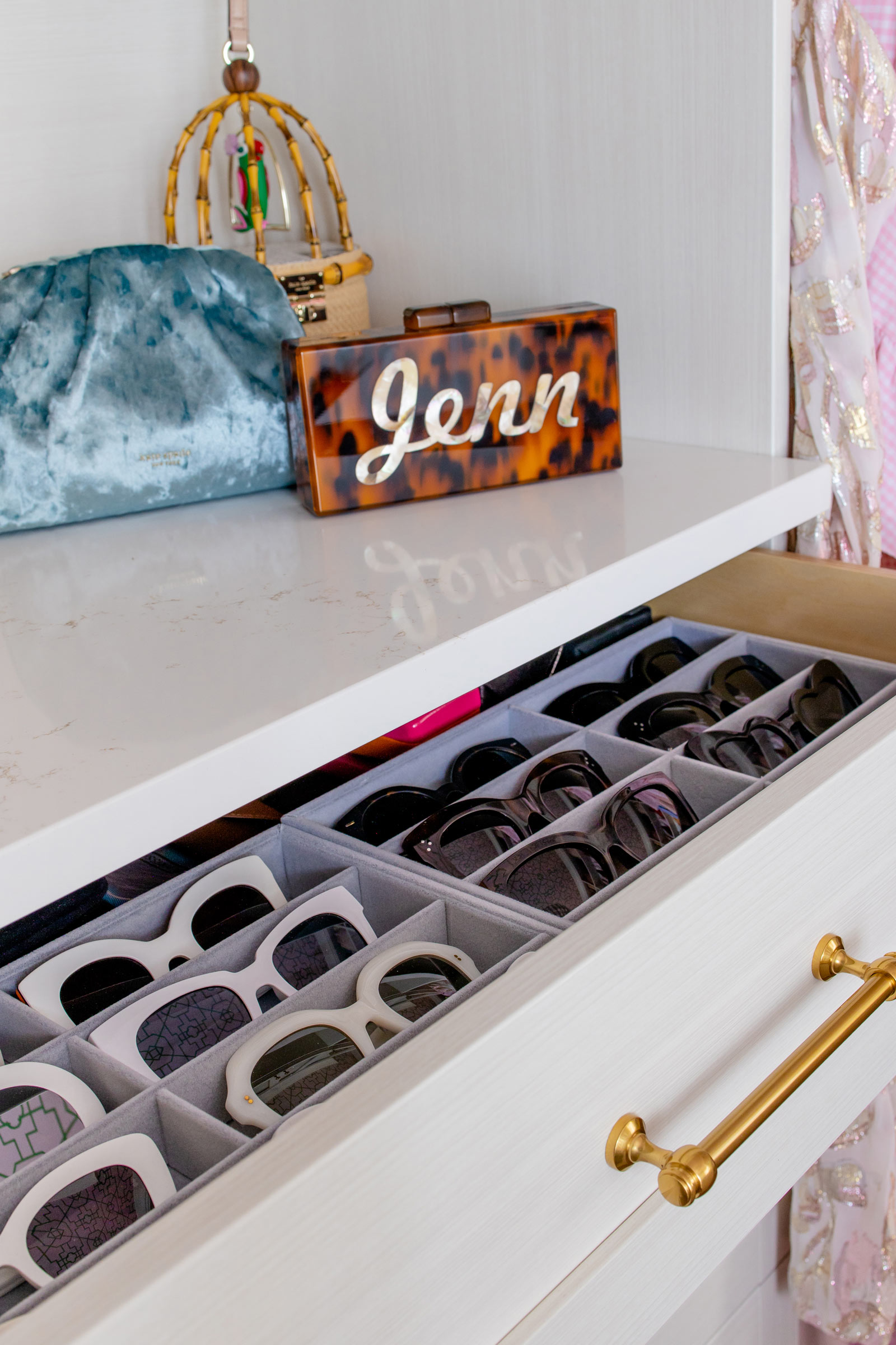 Jennifer Lake Sunglasses Drawer Organizer