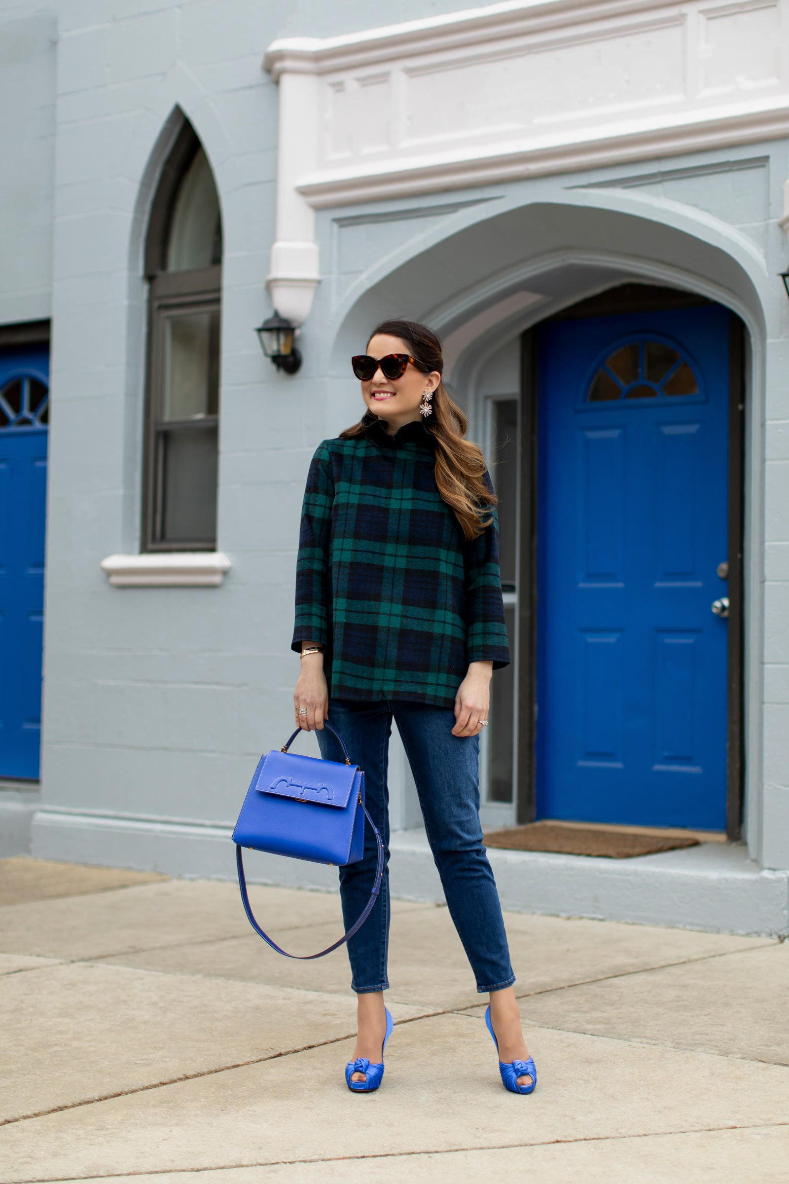 Jennifer Lake Tuckernuck Tartan Top