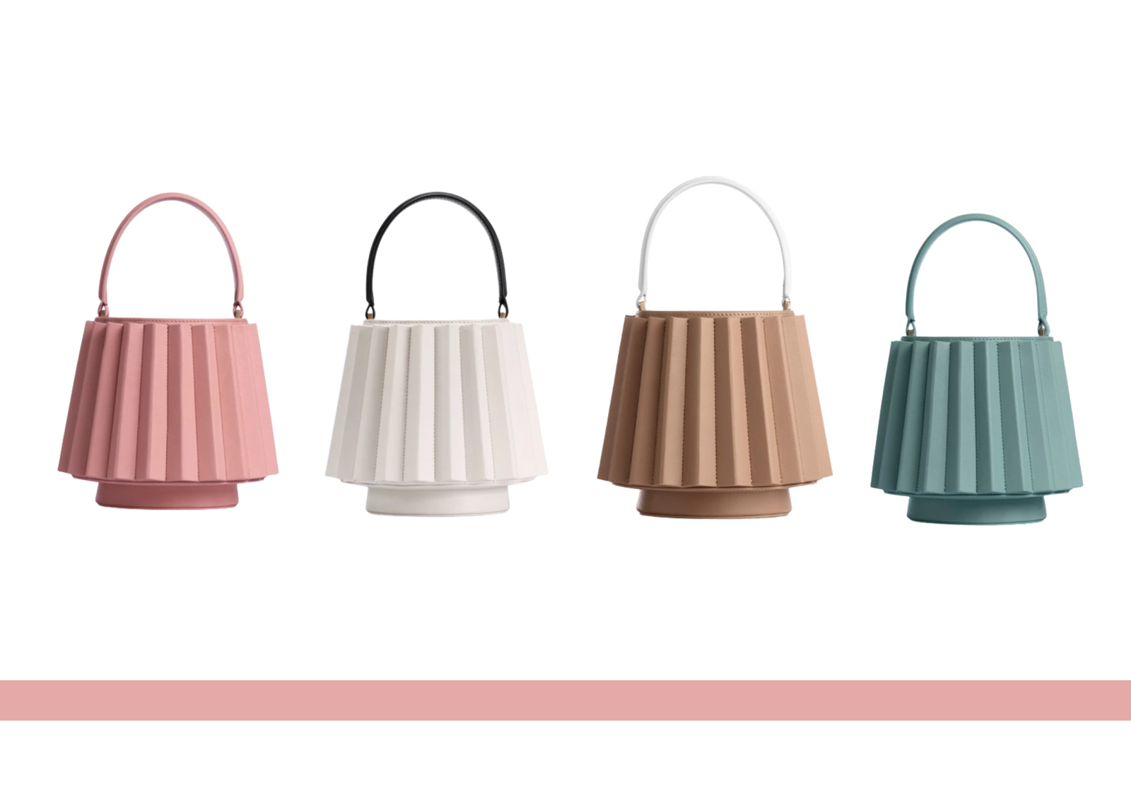 Mlouye Pleated Lantern Bag