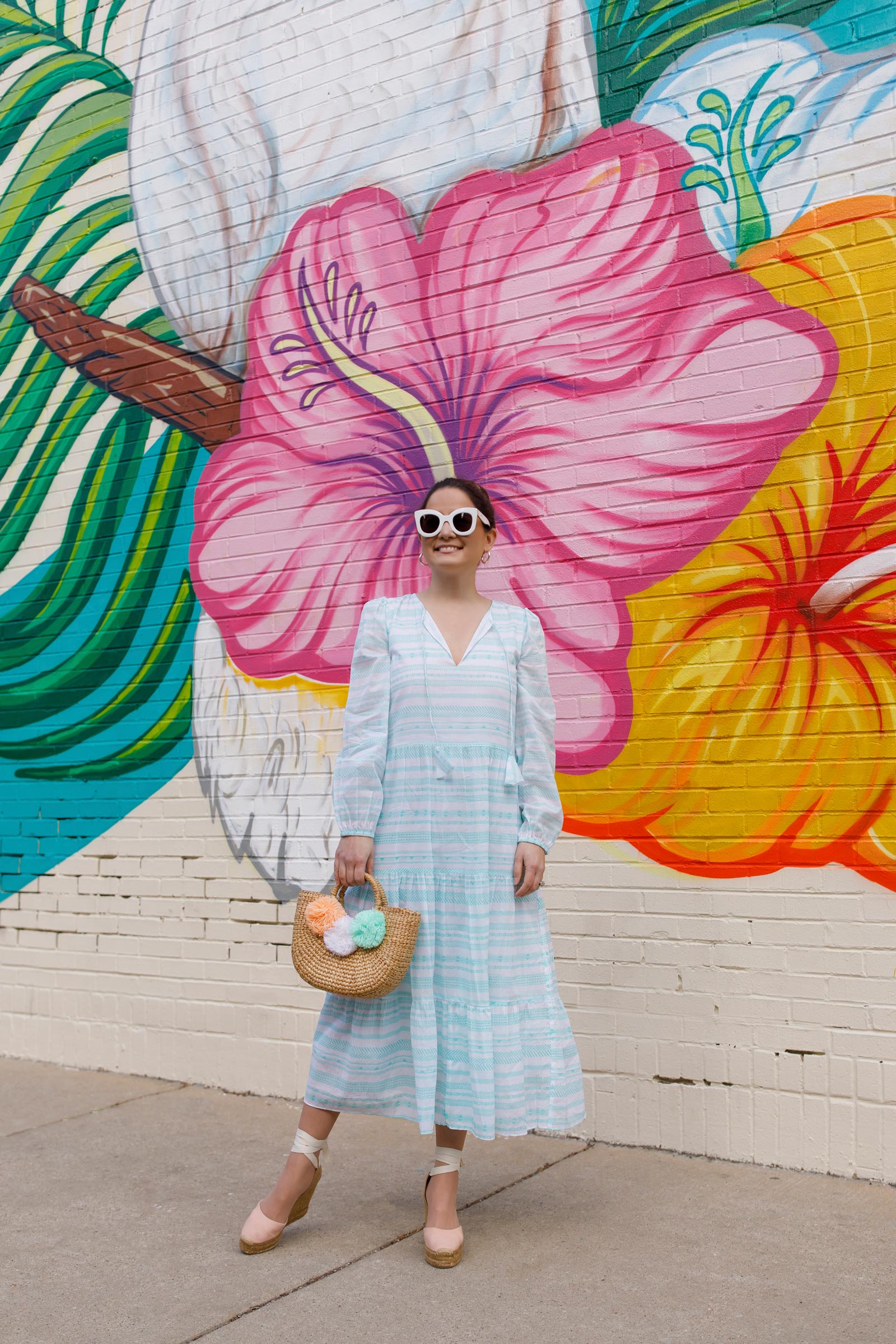 Chicago Tropical Floral Mural