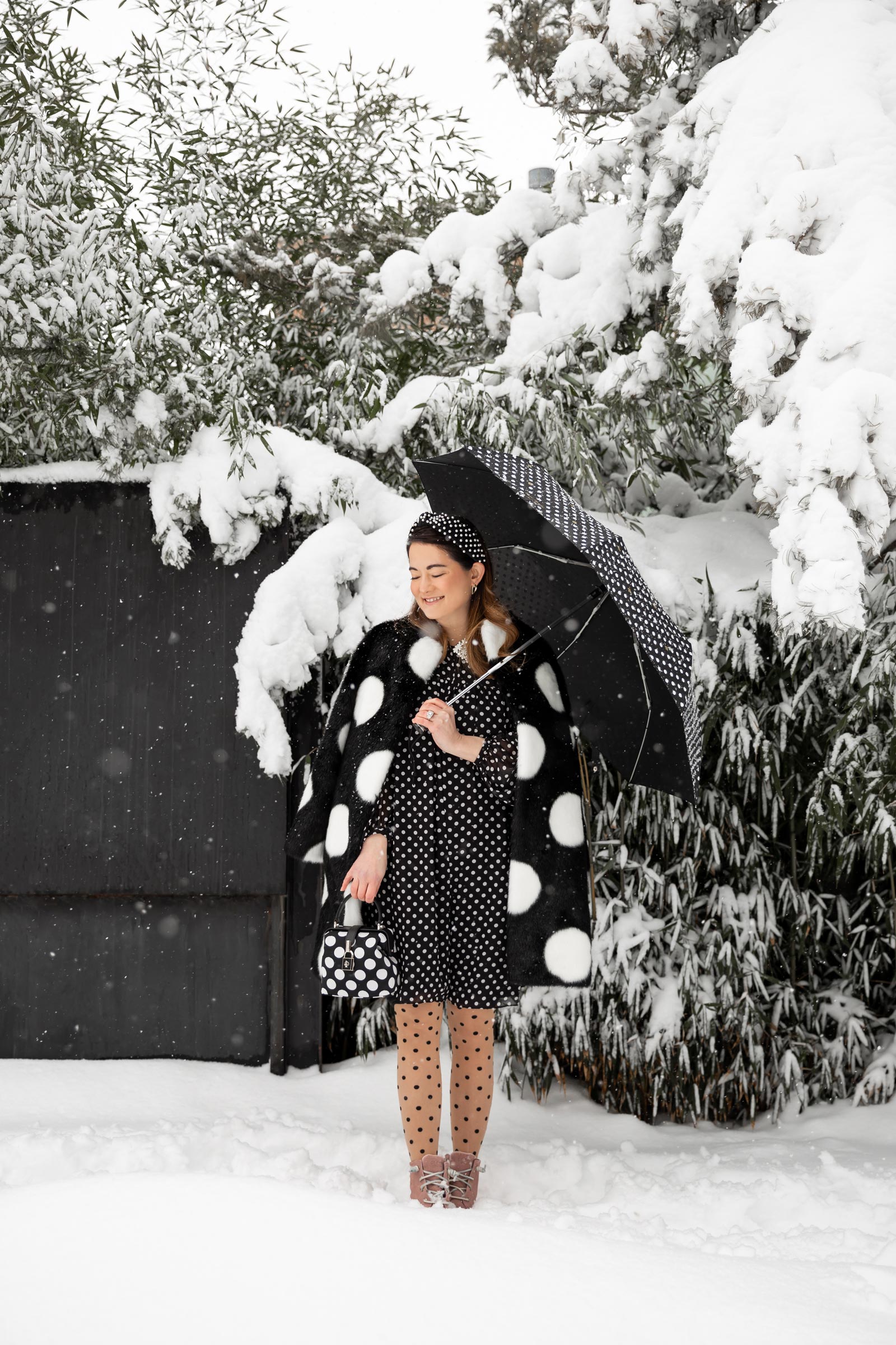 Jennifer Lake Polka Dot Snow