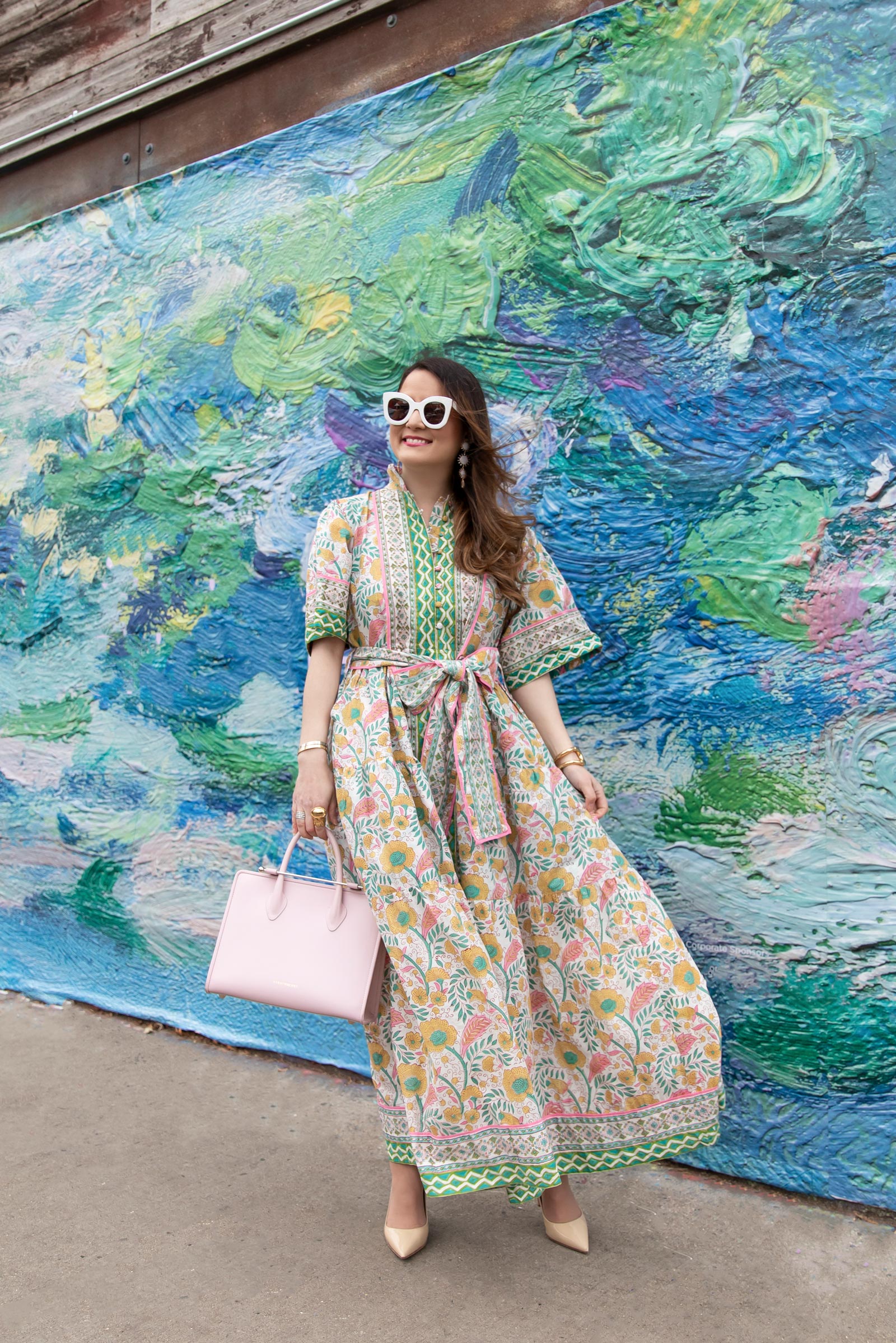 Sue Sartor Floral Kaftan