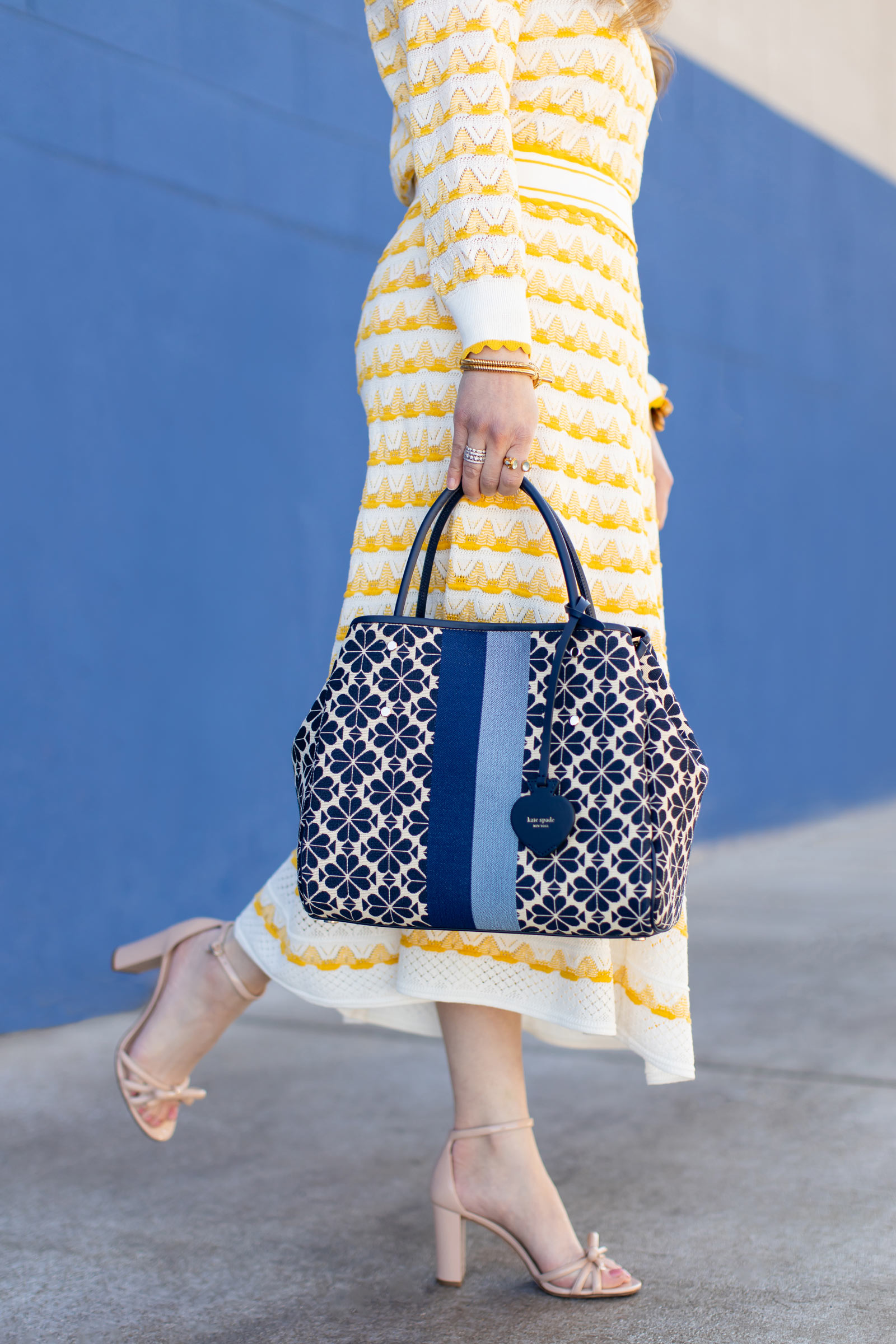 Meet the new kate spade flower jacquard bag - Style Charade