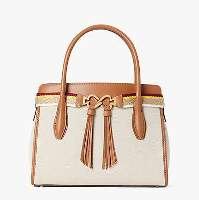 toujours medium satchel two tone