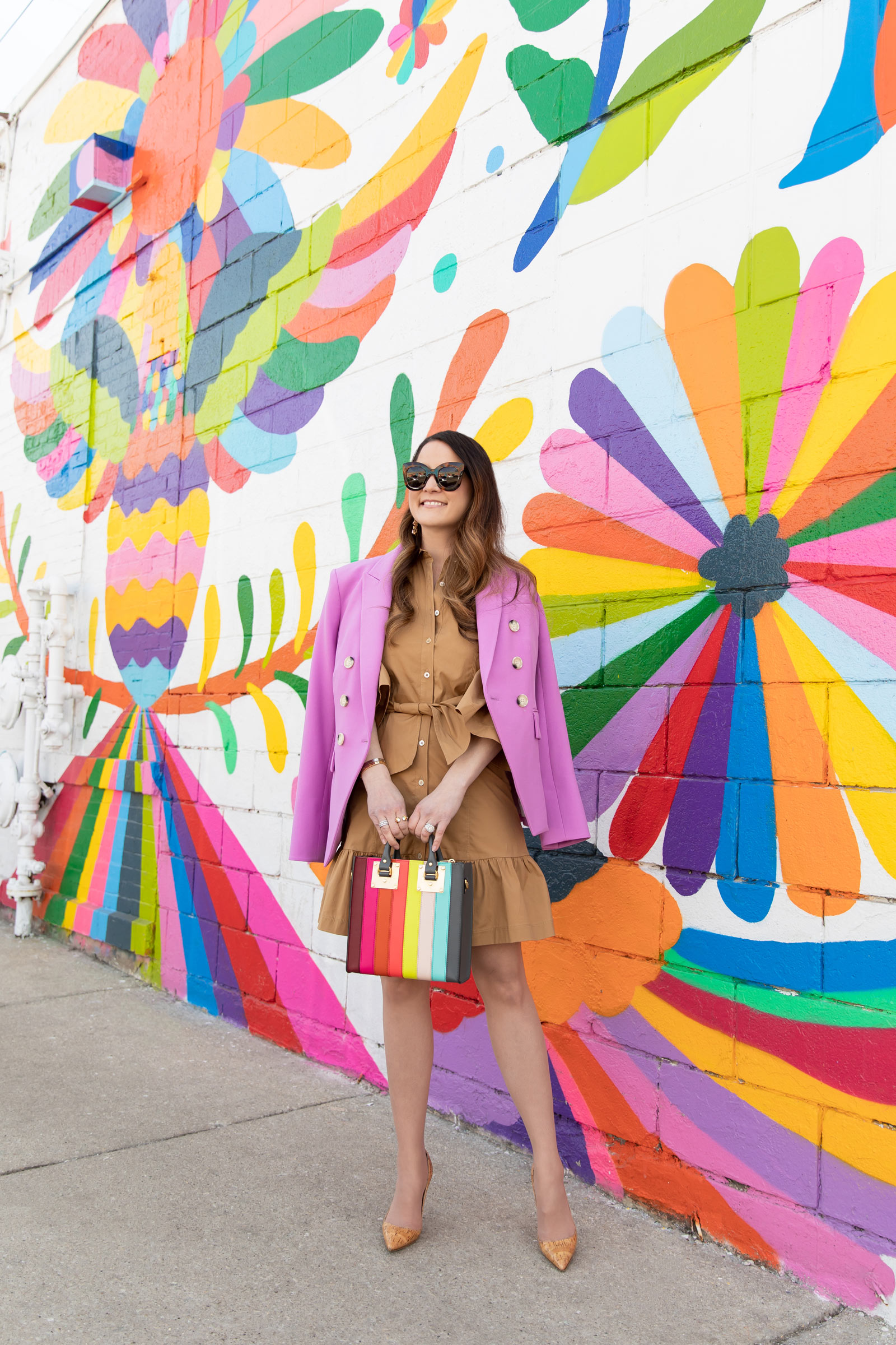 Multicolor Rainbow Mural Chicago