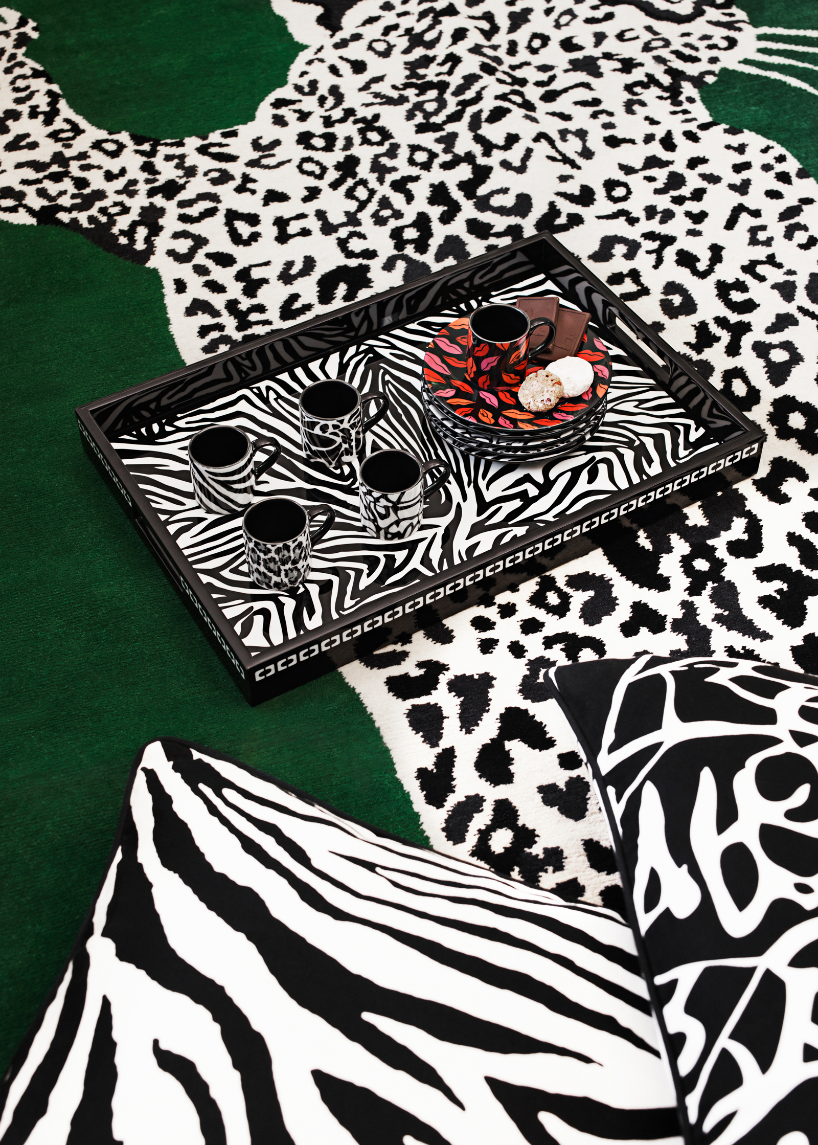 DVF H&M Zebra Print Tray