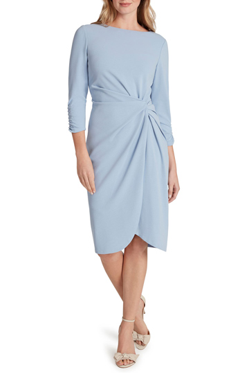 Tahari Blue Sheath Dress