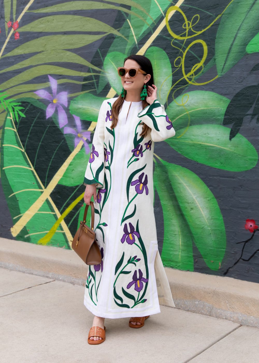 Jennifer Lake Tory Burch Caftan