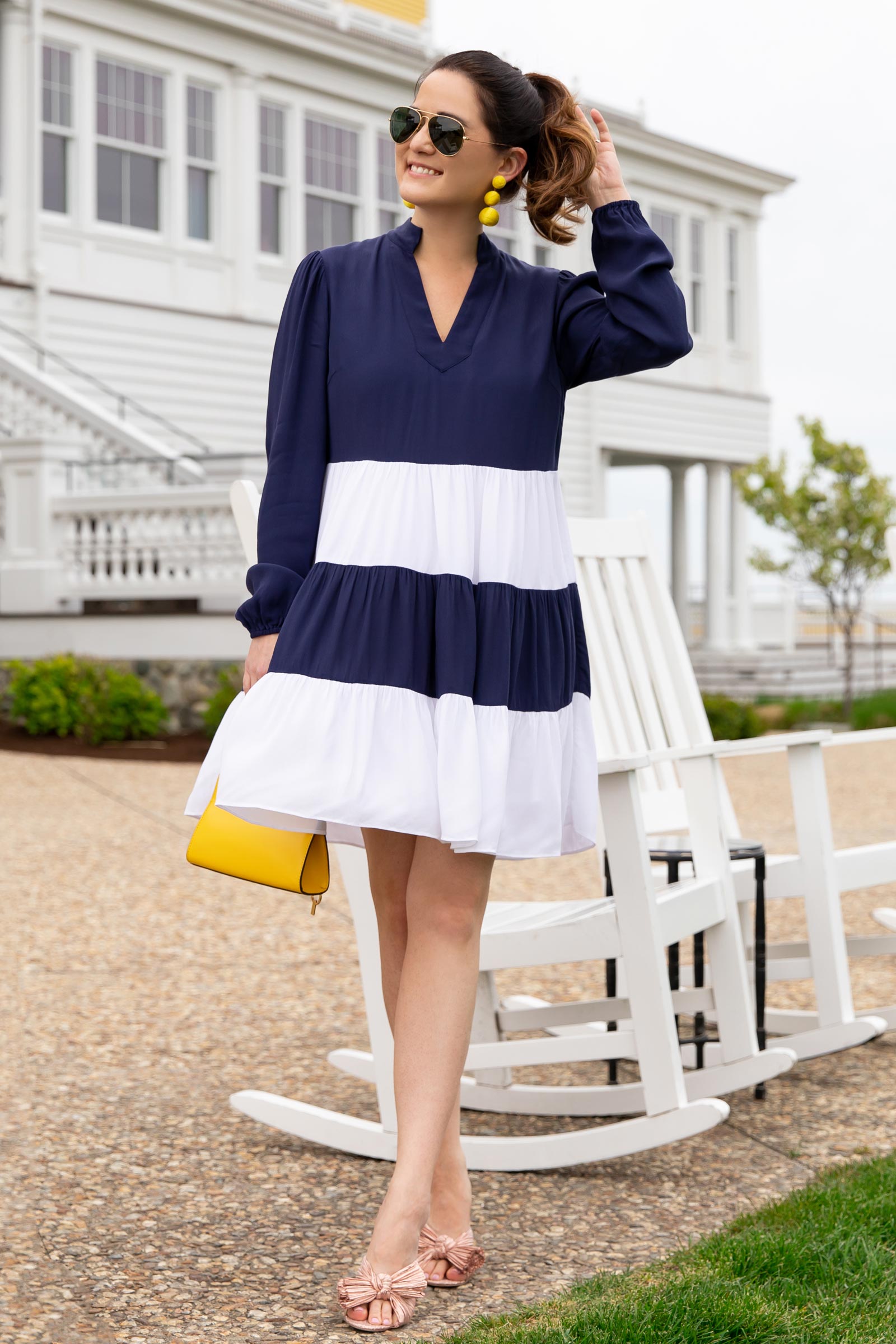 Sail to Sable Colorblock Dress