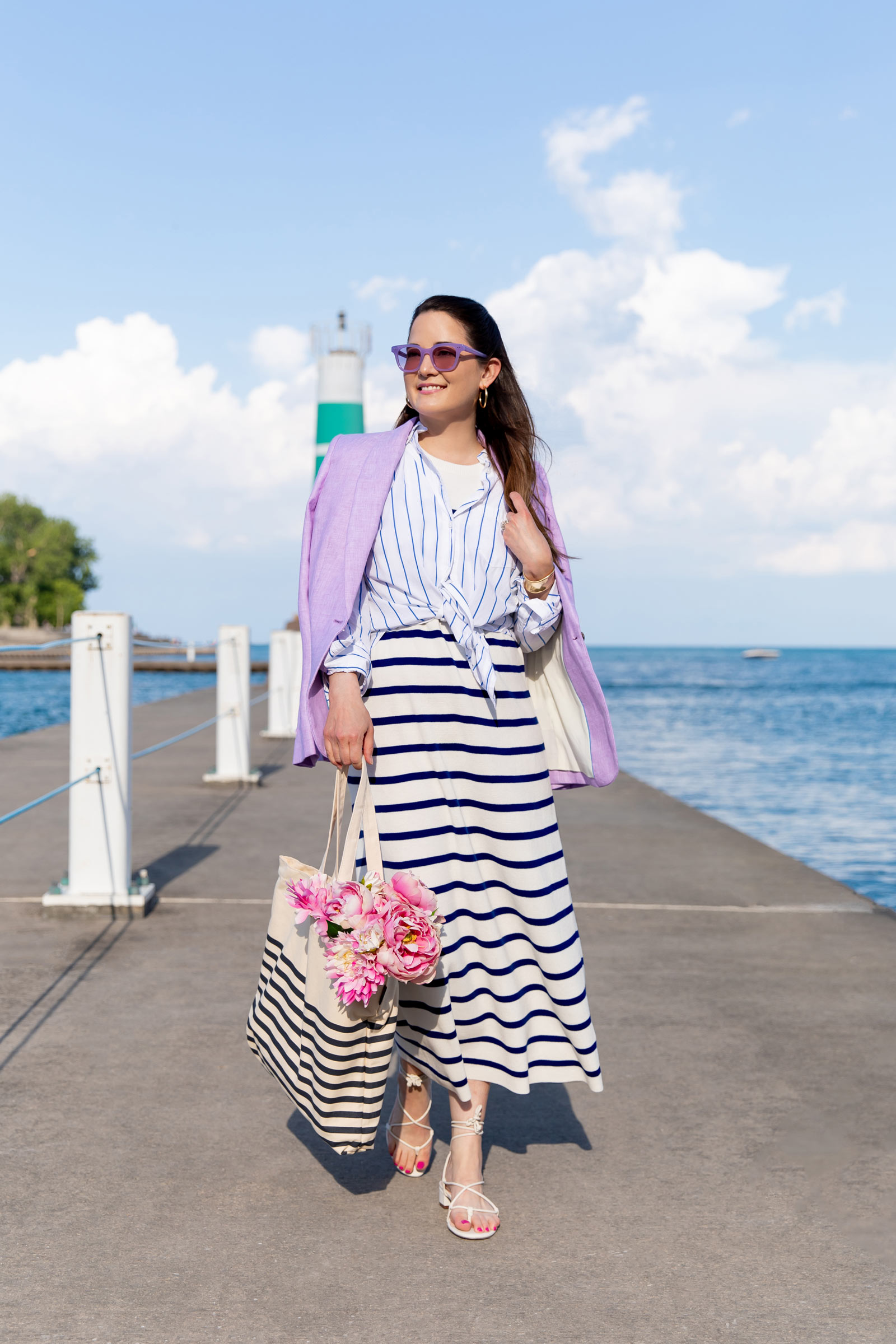 Jennifer Lake Lilac Blazer