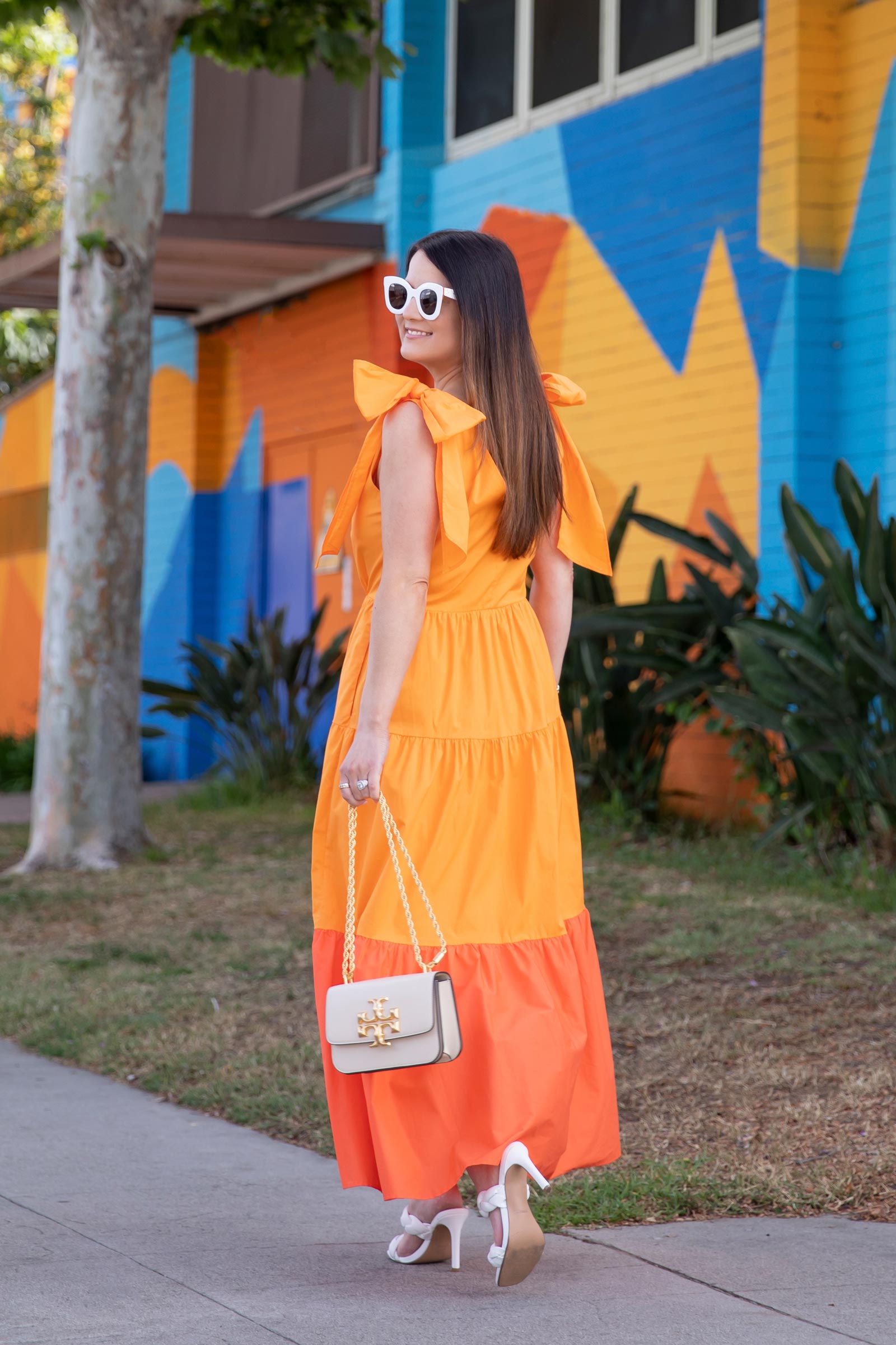 Rent the Runway Orange Dress