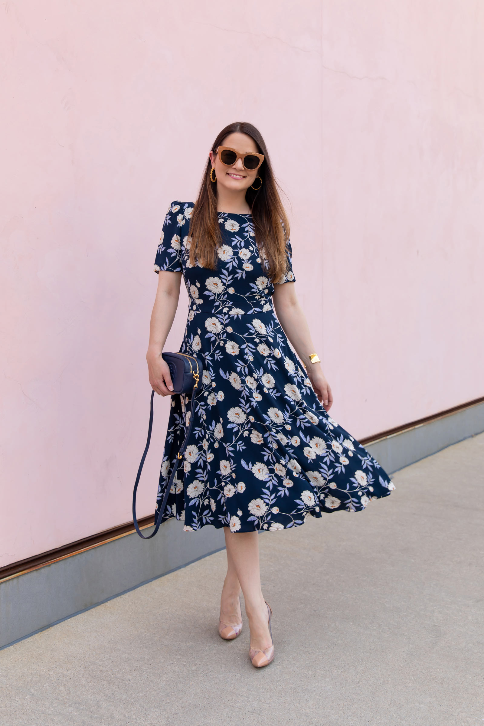 Harper Rose Blue Floral Dress