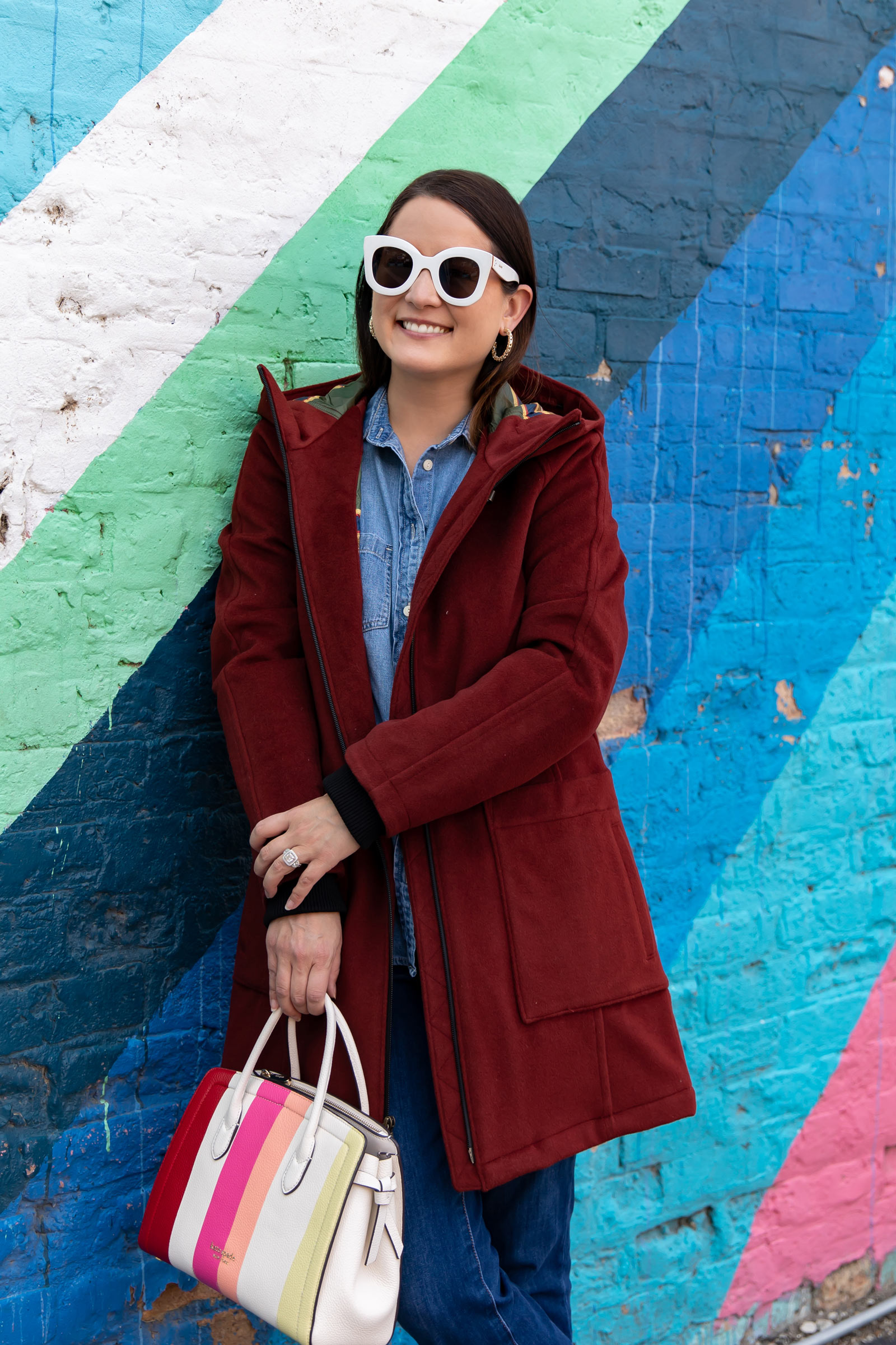 Pendleton Red Wool Coat