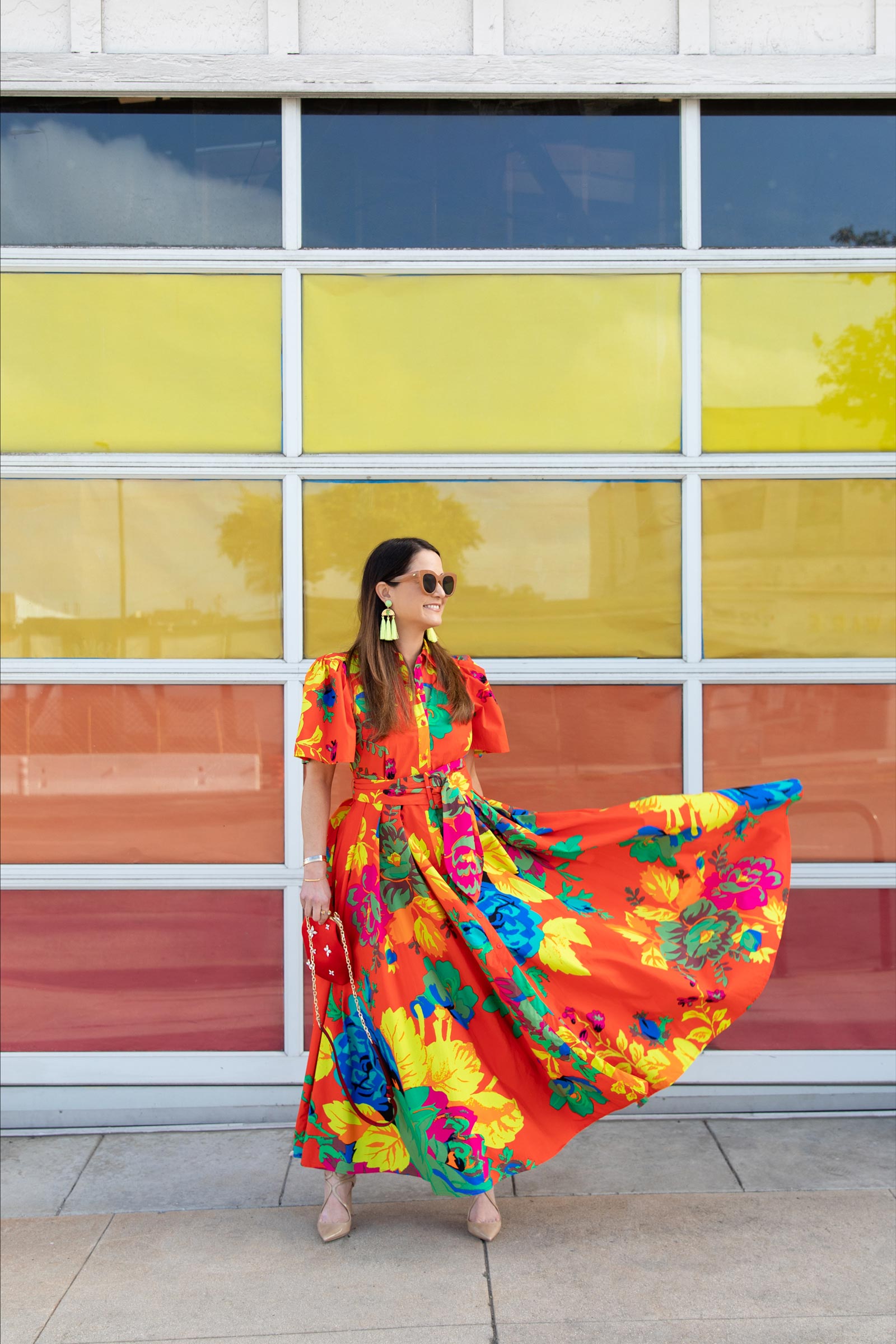 Target Orange Floral Dress