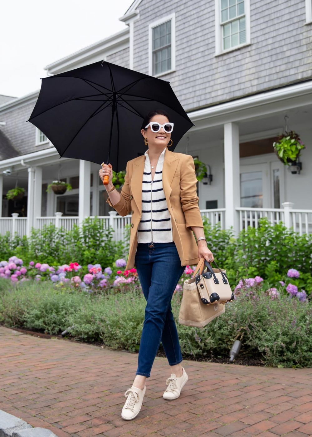 veronica beard camel blazer