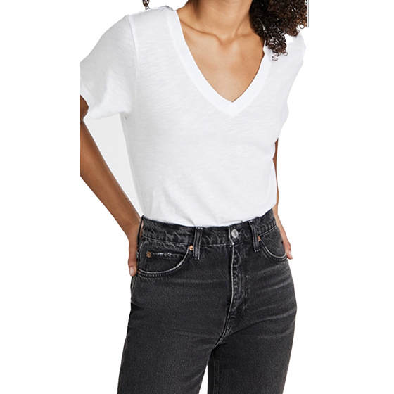 Madewell Whisper Cotton VNeck Pocket Tee