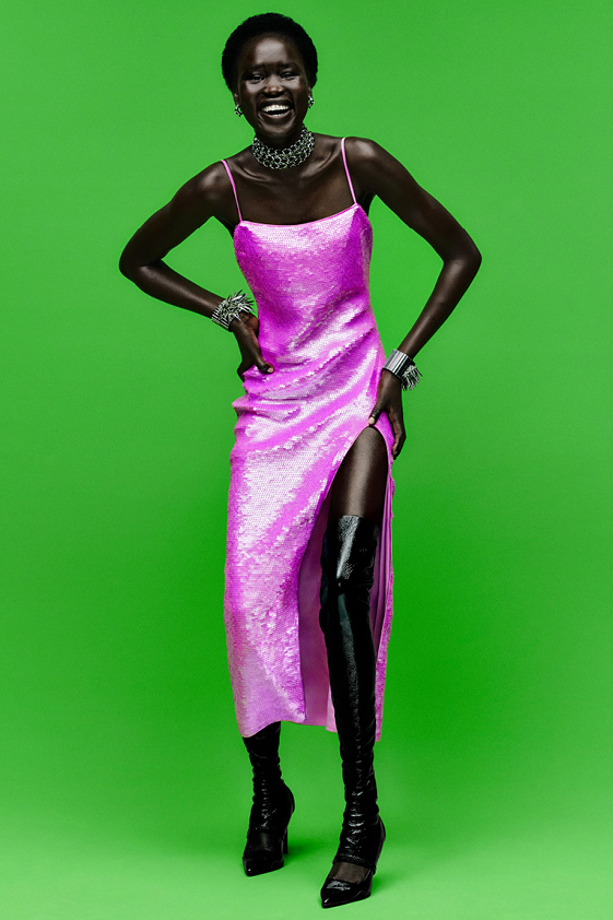 H&M Innovation Stories Sequin Dress