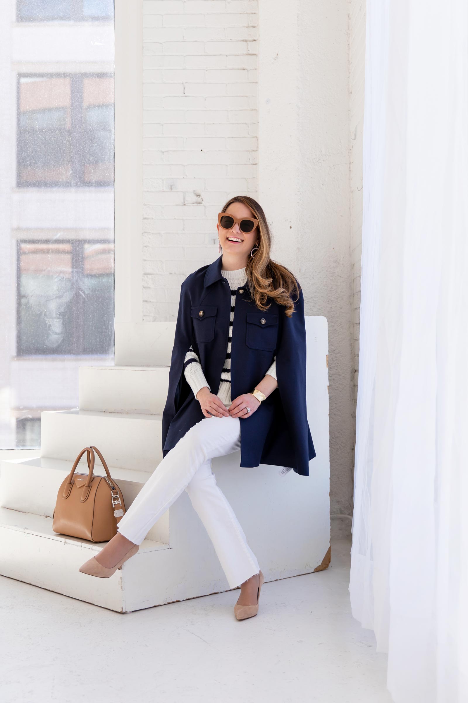 Ann Taylor Cape outfit