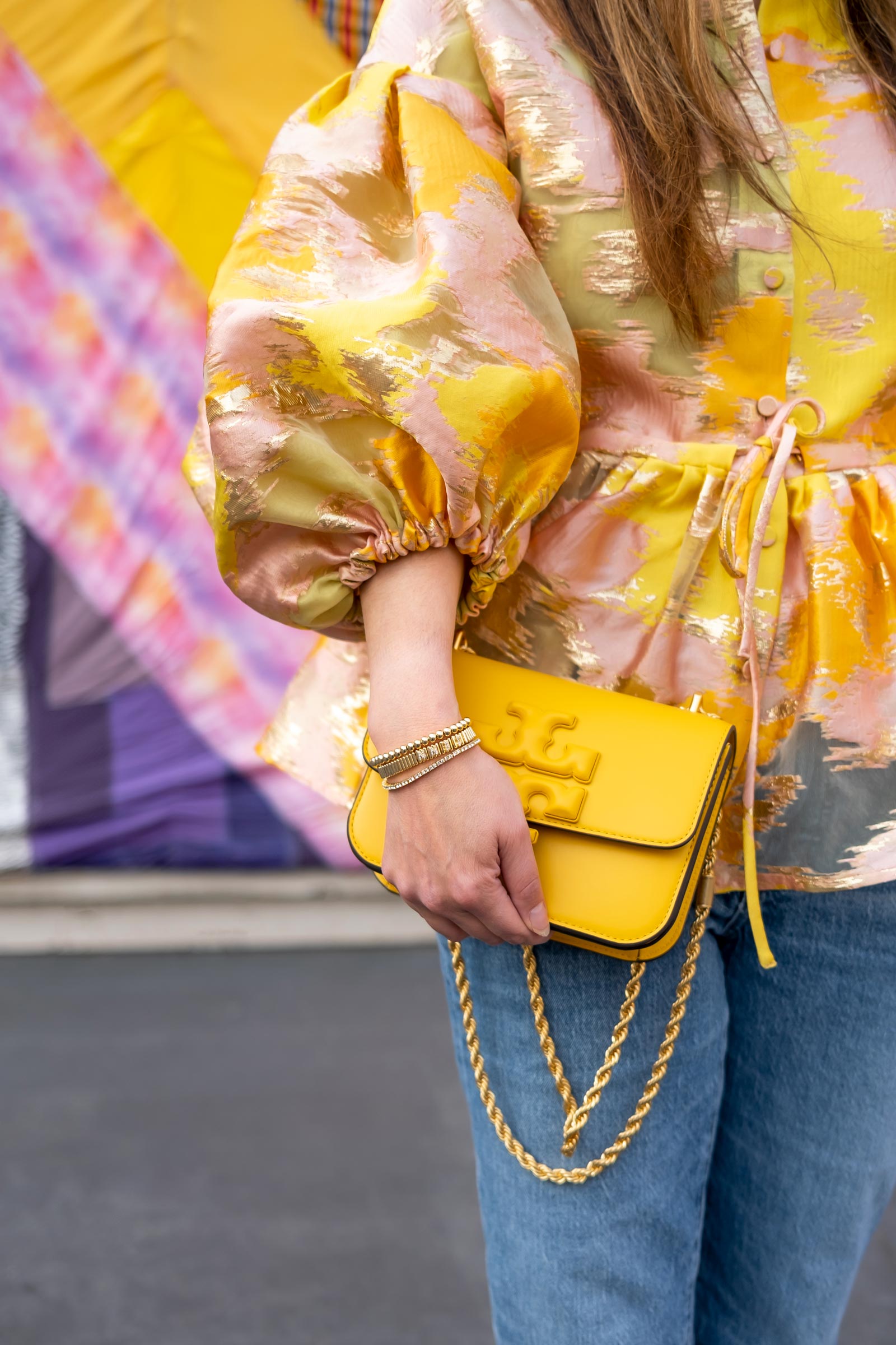 Tory Burch Yellow Eleanor