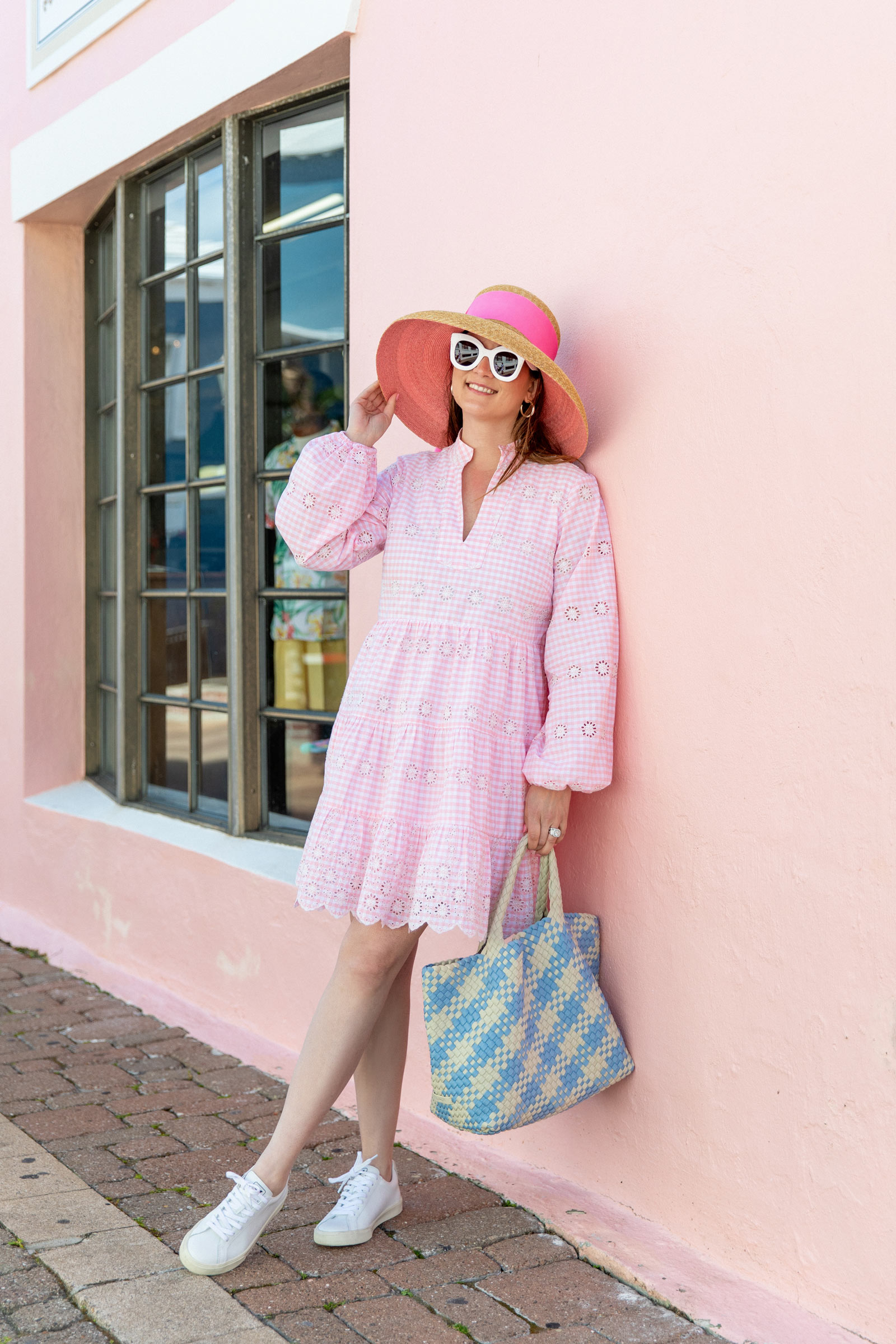 Sail to Sable Pink Gingham