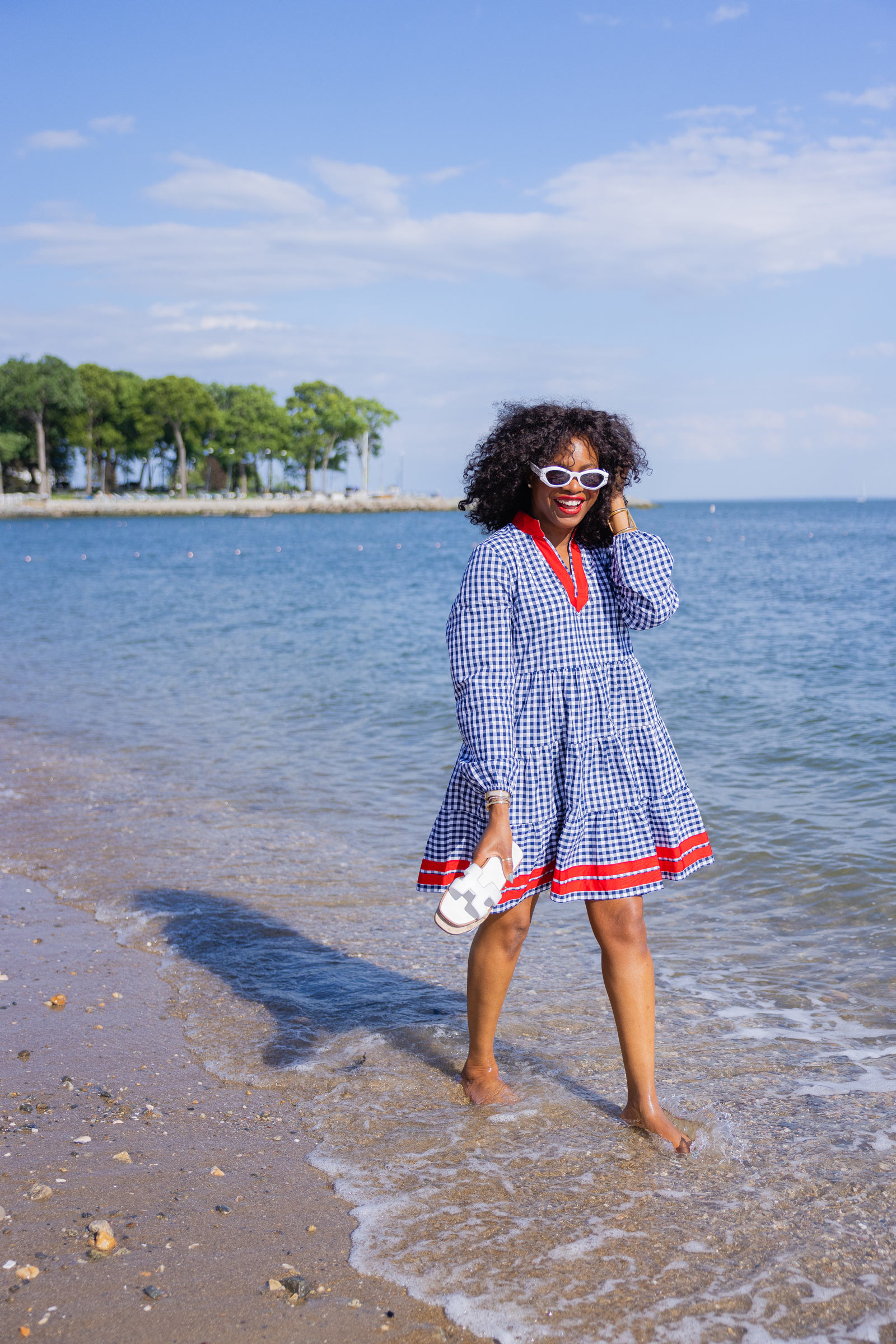 Awed by Moni Gingham Dress | Style Charade Summer 2022 Collection with Sail to Sable