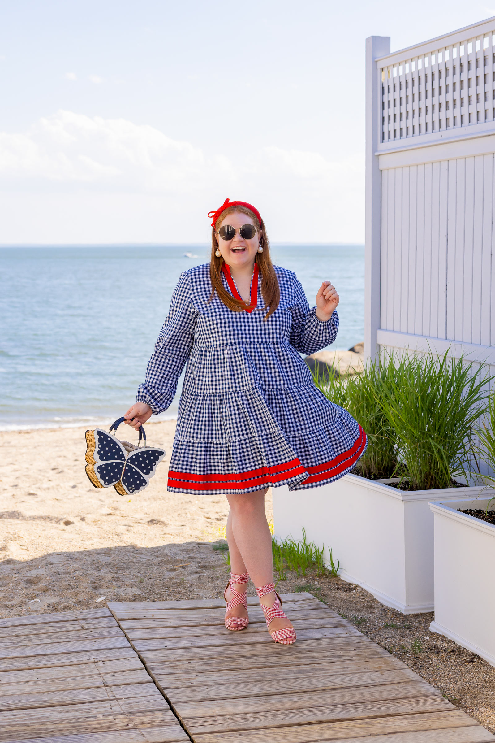 Allie Provost Gingham Dress | Style Charade Summer 2022 Collection with Sail to Sable