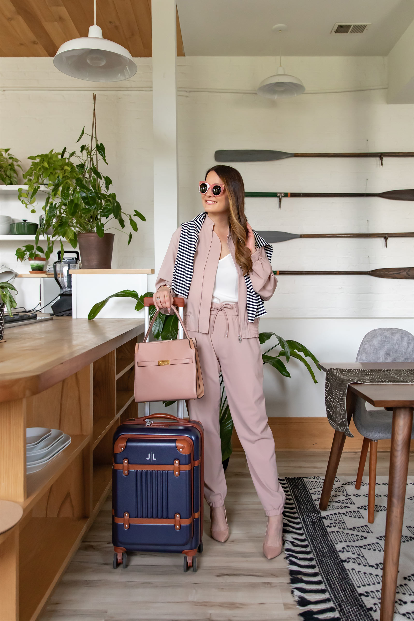 Blush Track Suit | M.M.LaFleur Summer Capsule Collection