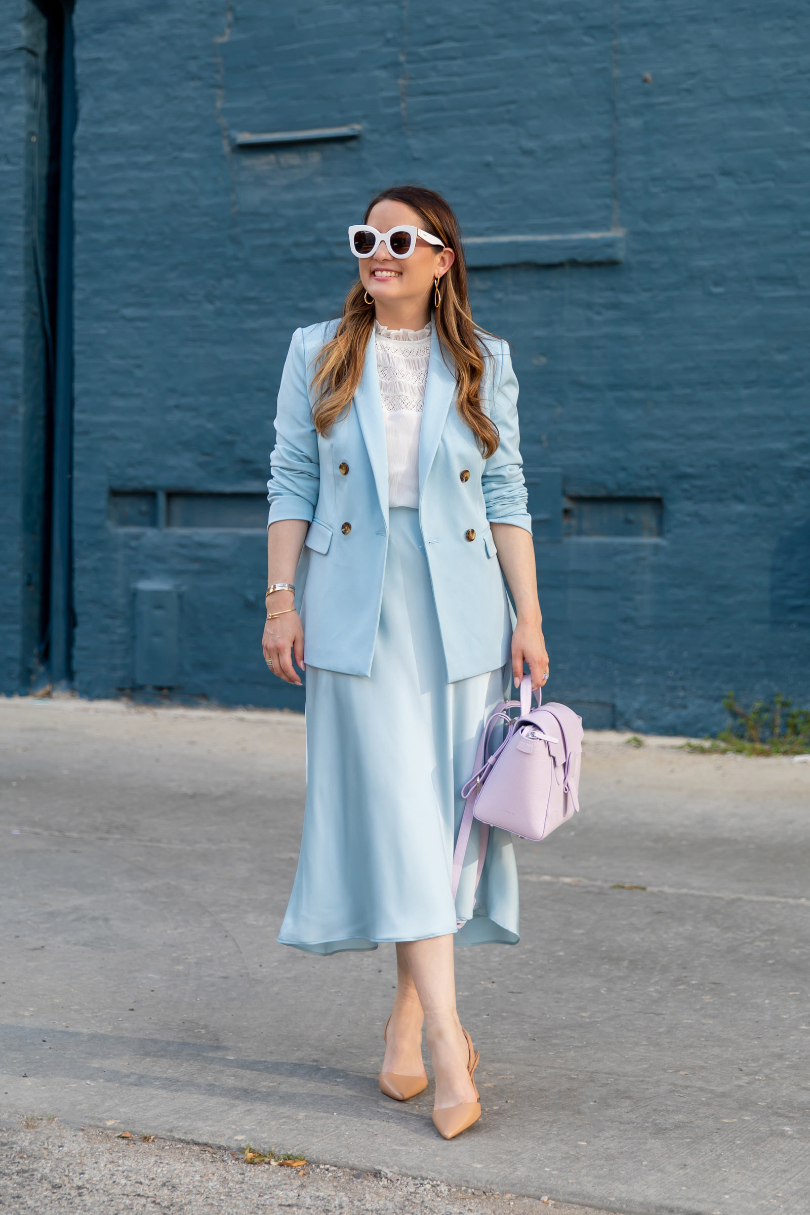 Ann Taylor Baby Blue Blazer