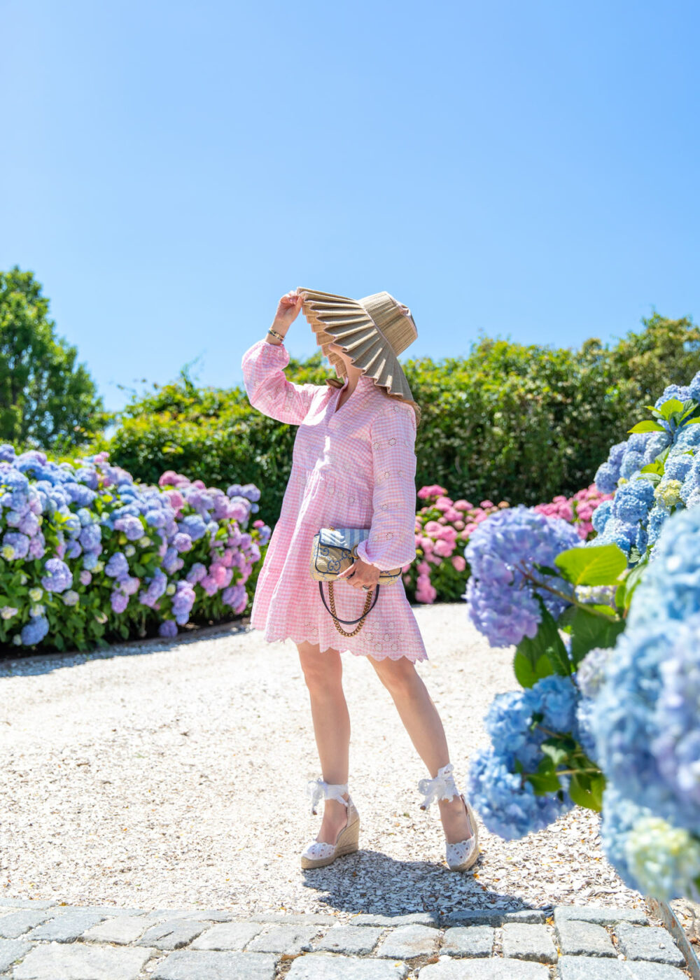 Sail to Sable Pink Gingham Dress