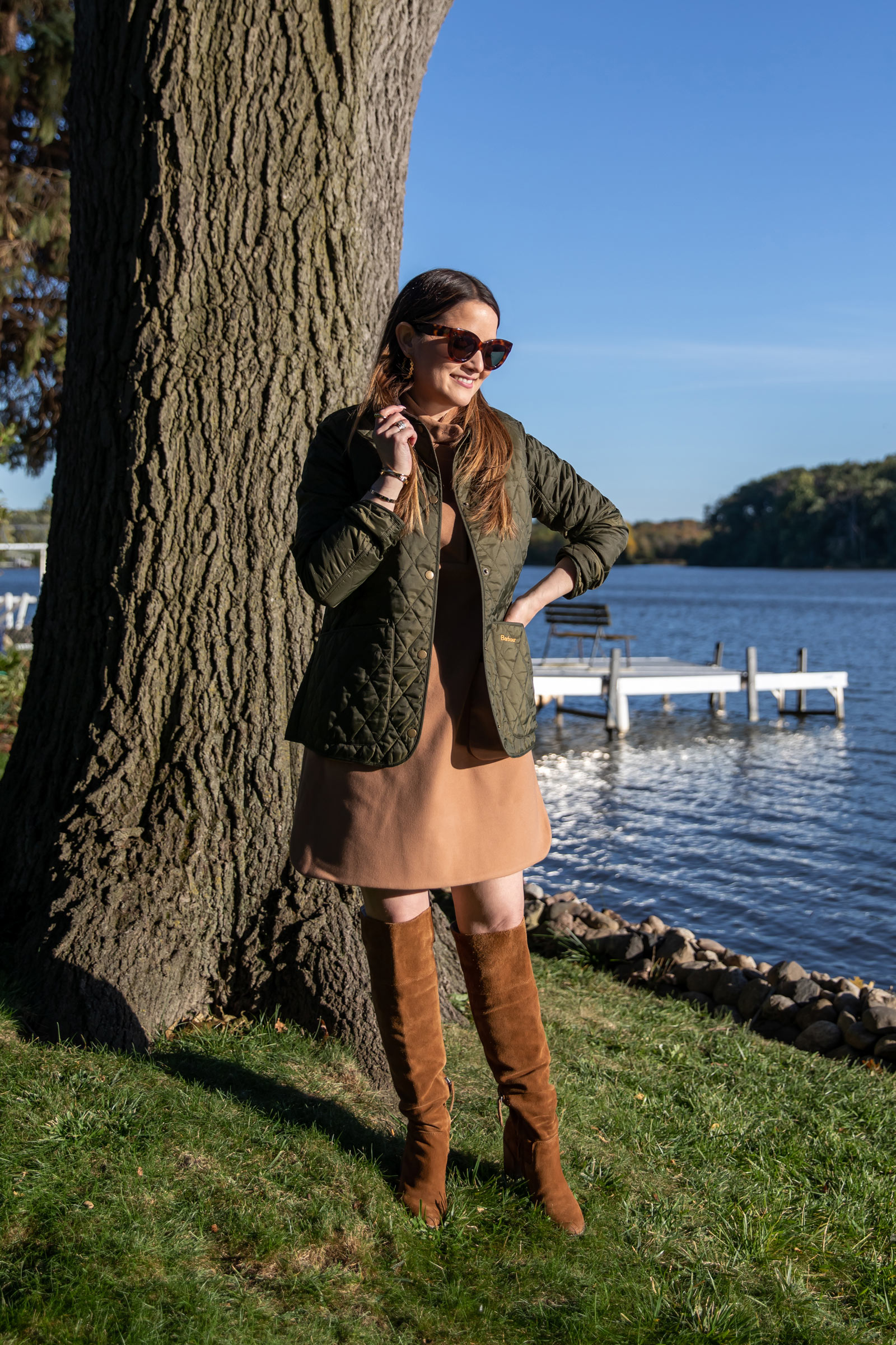 Jennifer Lake Barbour Outfit